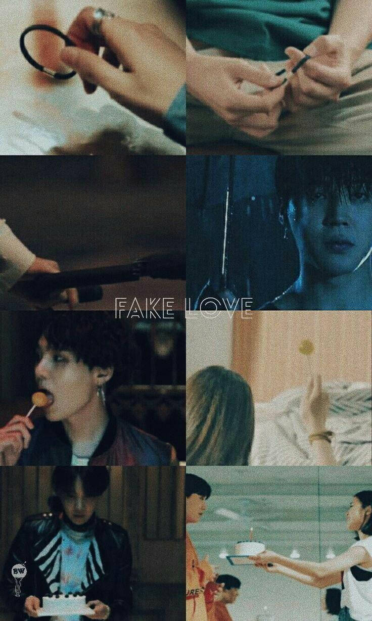 Collage de BTS Fake Love Fondos de pantalla