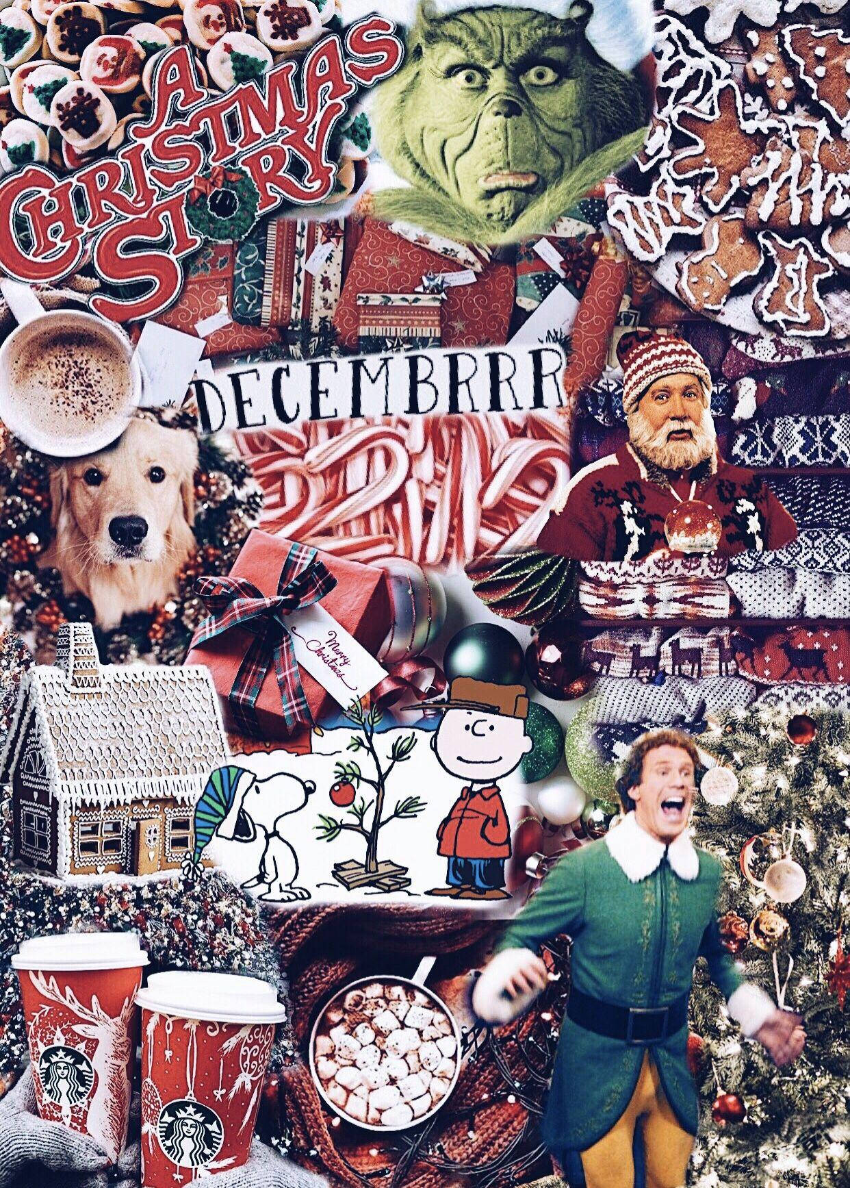Collage de Historia Navideña Fondos de pantalla