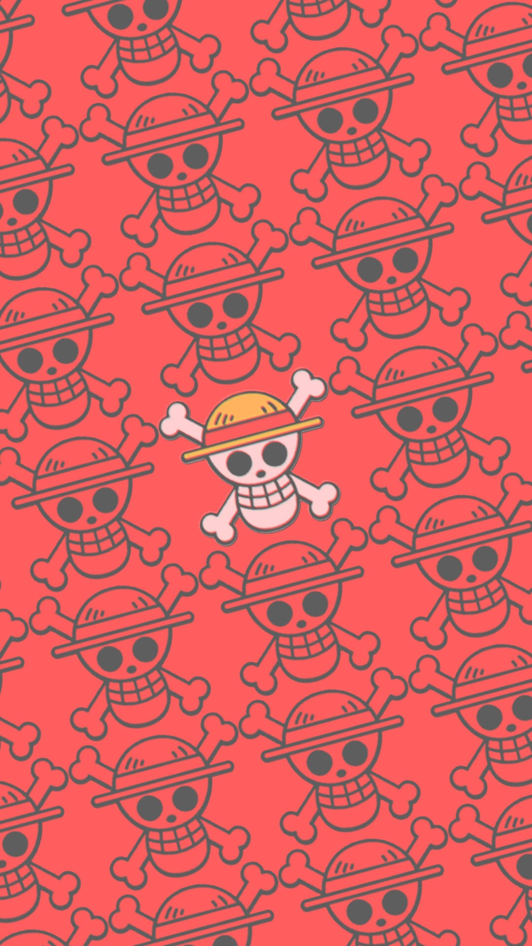 Collage de Jolly Roger de One Piece para Teléfono Fondos de pantalla