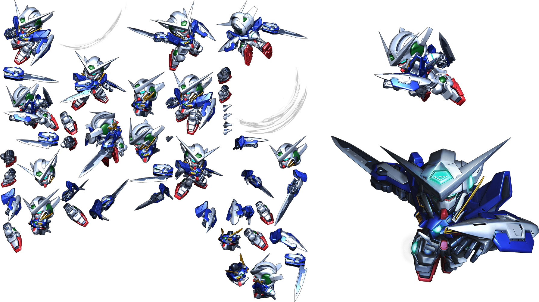 Collage de Mechas Gundam Fondos de pantalla