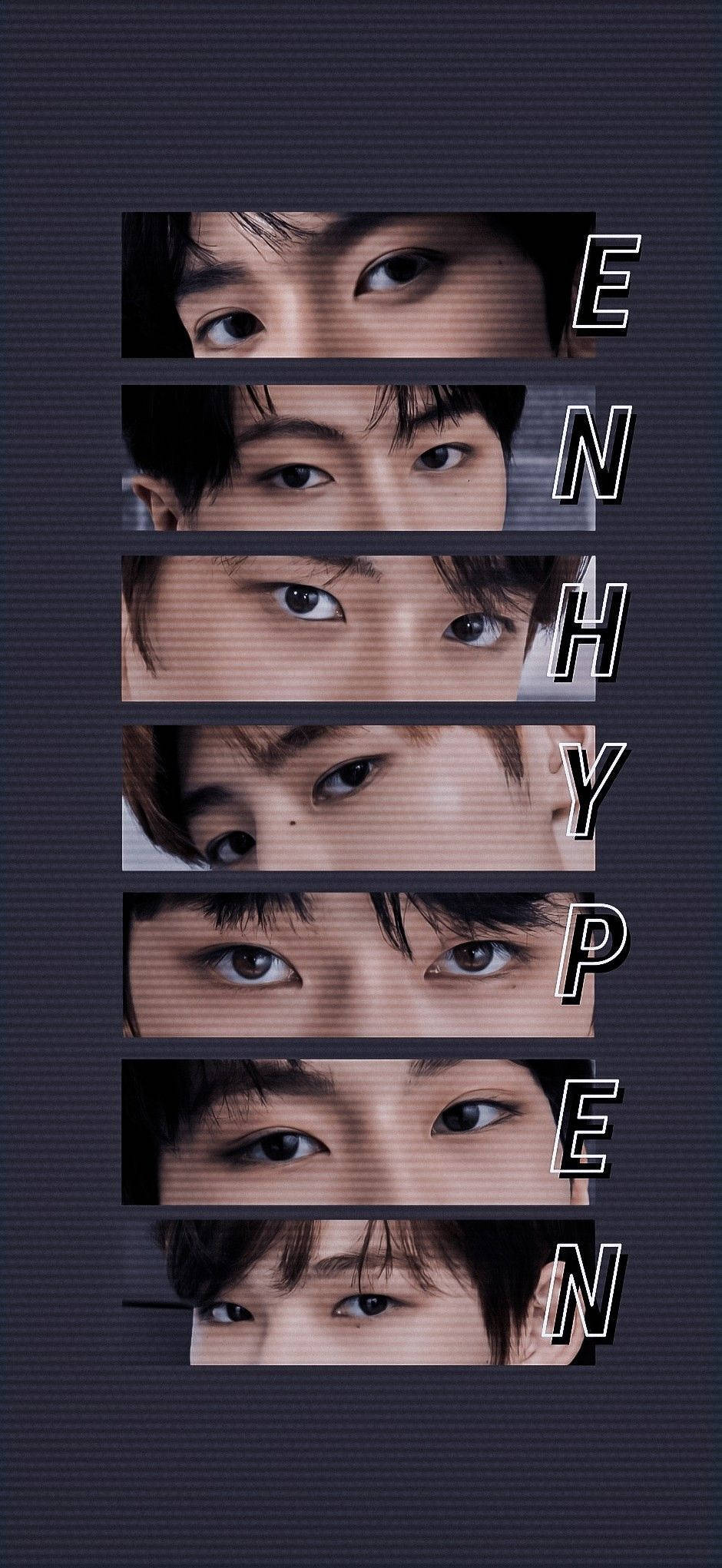 Collage de Ojos Estética Enhypen Fondos de pantalla