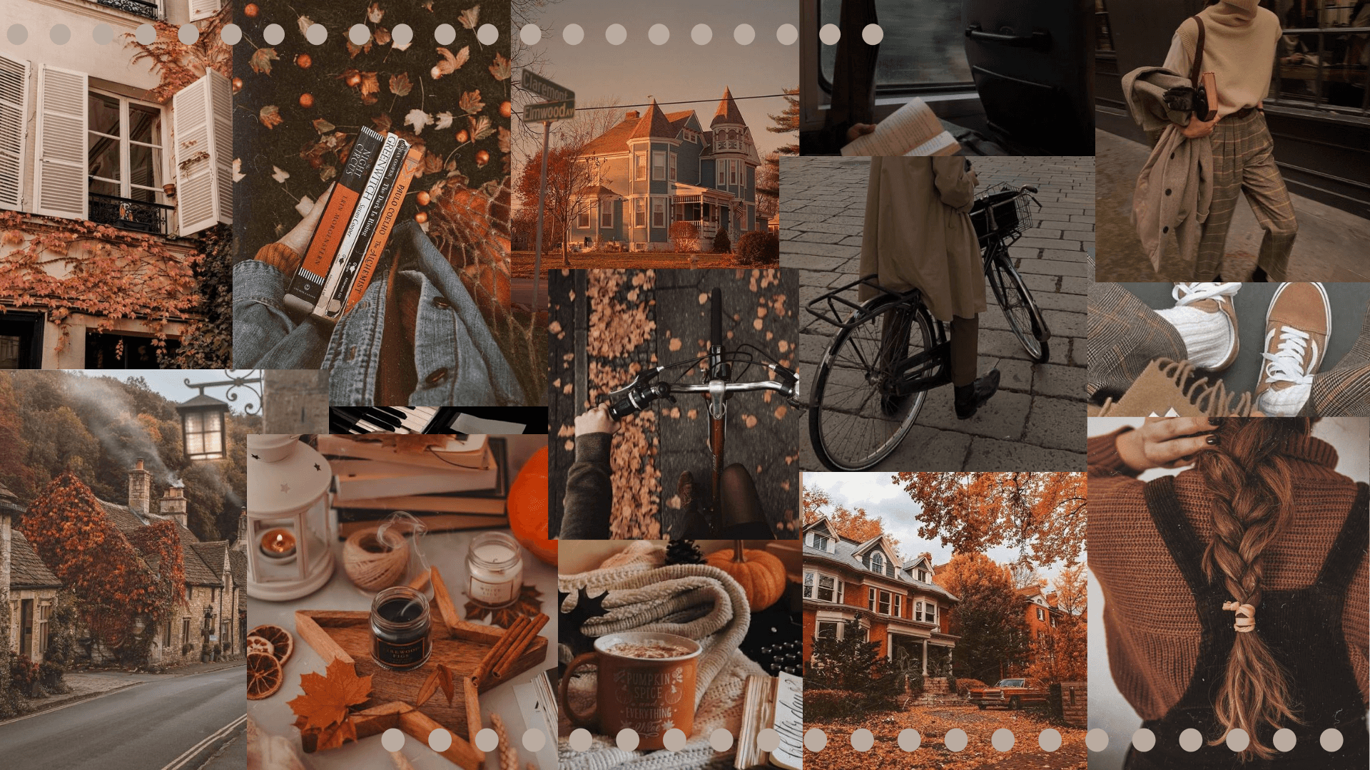 collage de otoño - un collage de fotos de otoño Fondos de pantalla