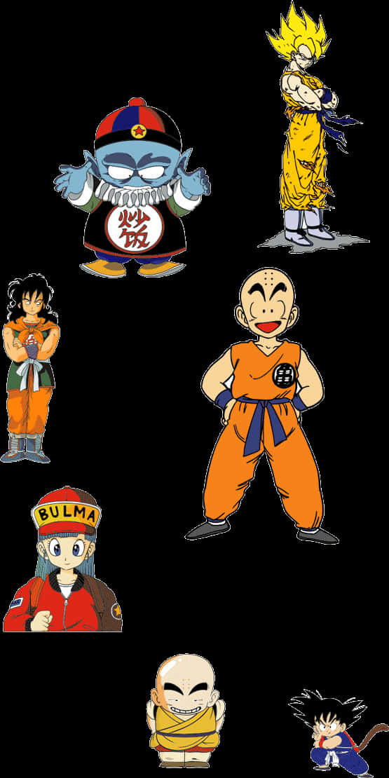 Collage de personajes de Dragon Ball Z Fondos de pantalla