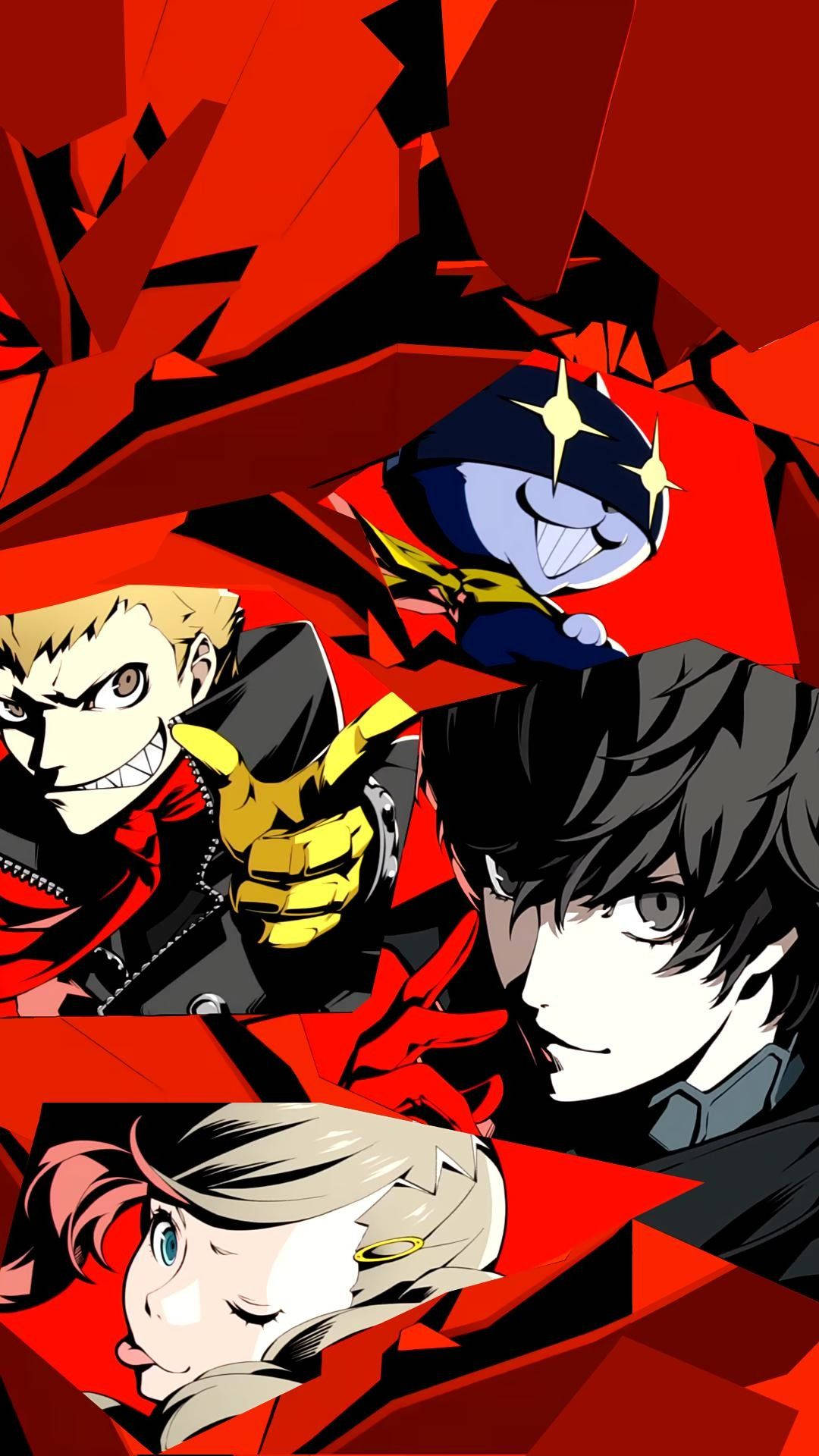 Collage de Personajes Persona 5 Phone Fondos de pantalla