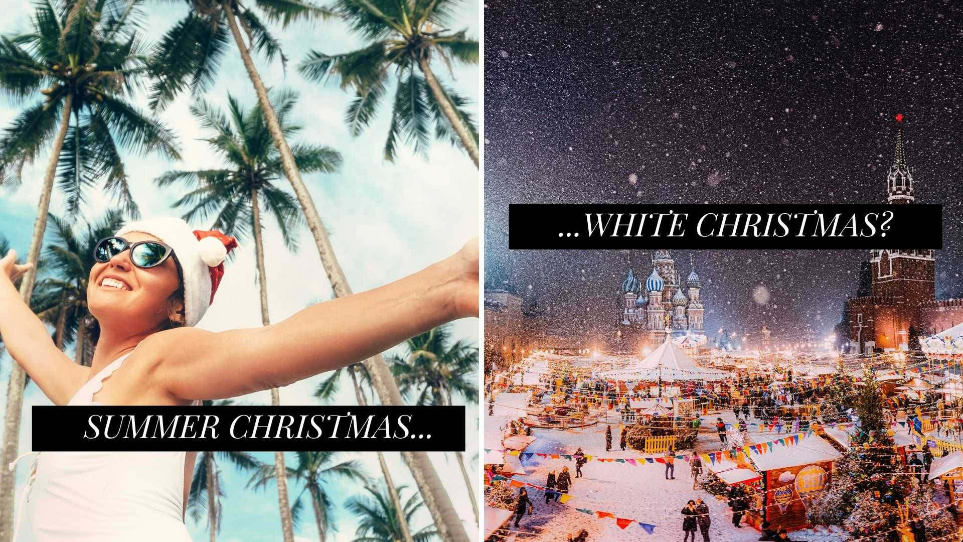 Collage del Clima Navideño Fondos de pantalla