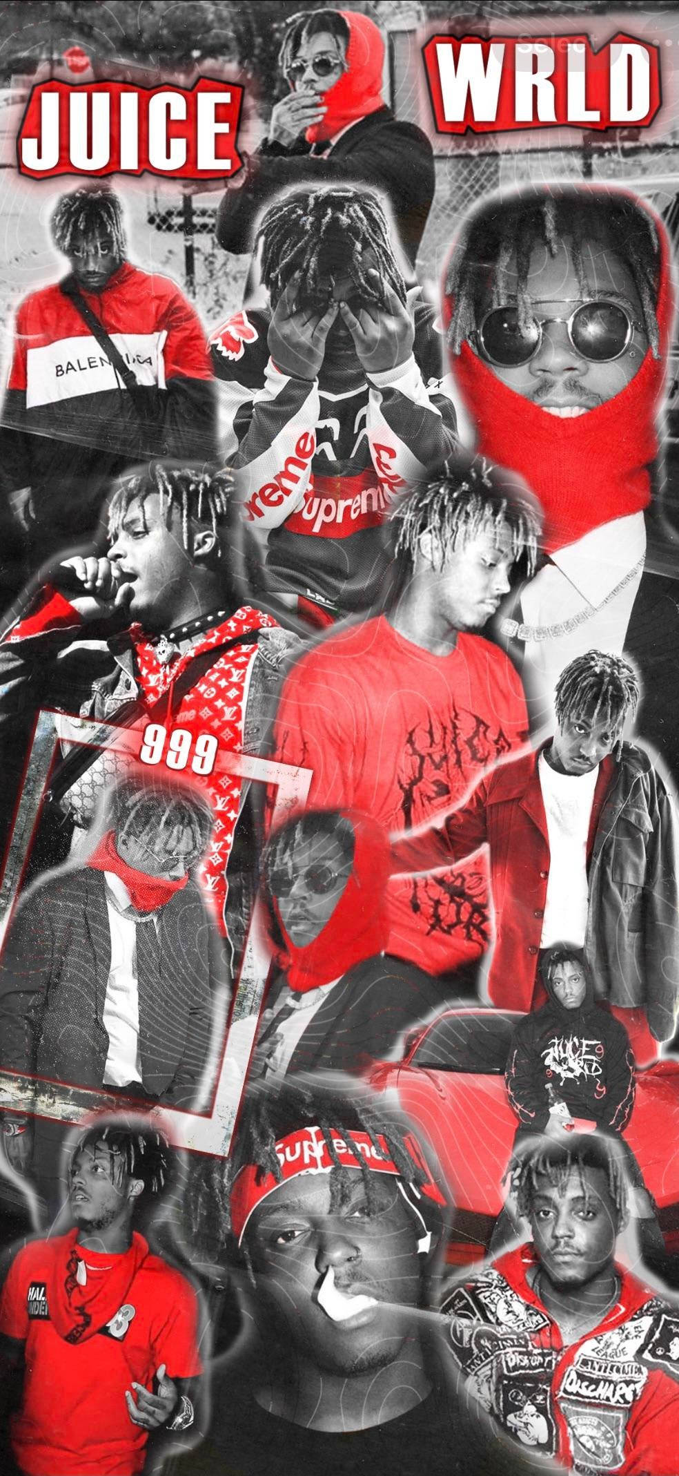Collage del rapero estadounidense XXXTentacion Juice WRLD Fondos de pantalla