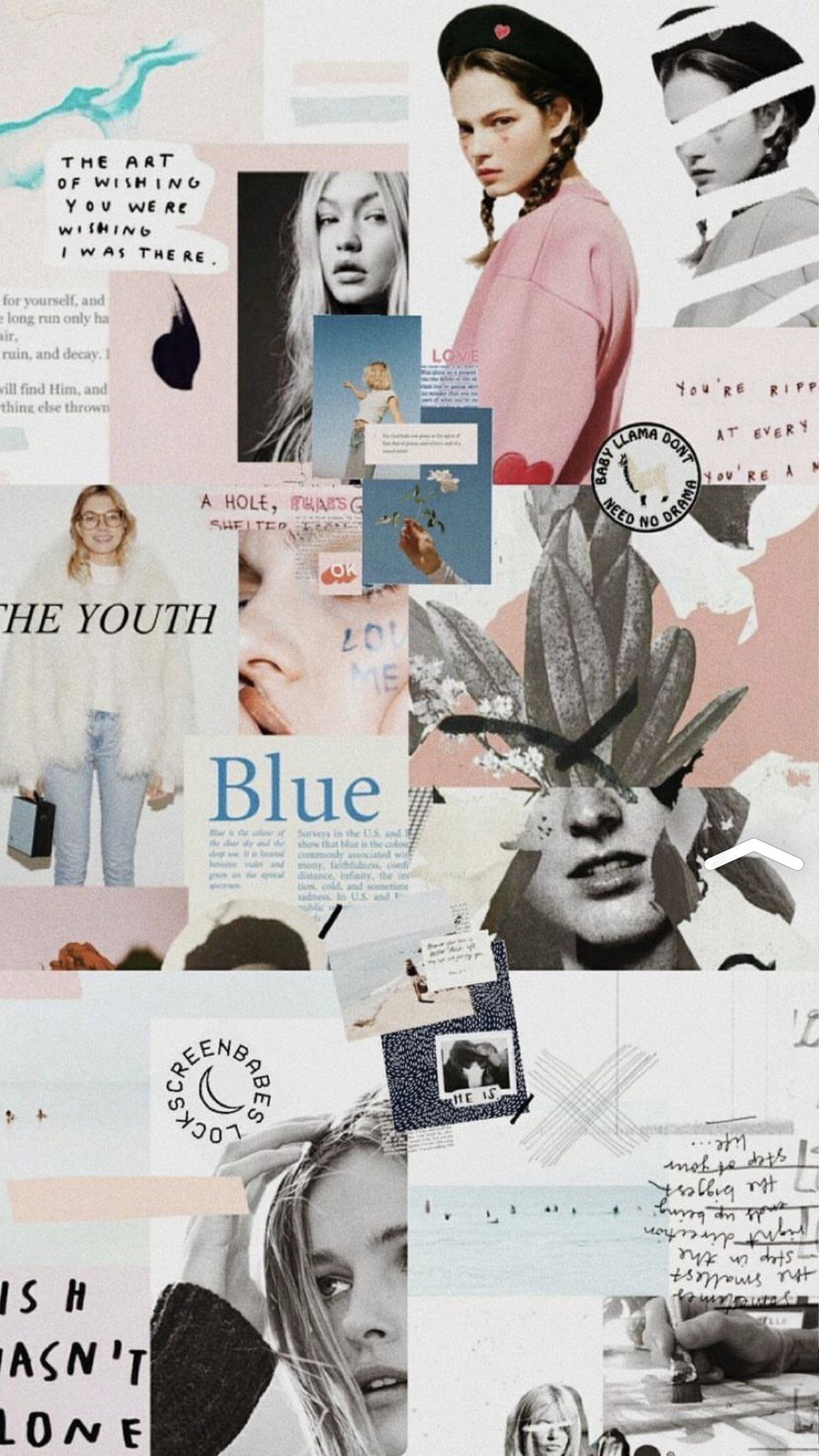 Collage Estético de Deleites Visuales Fondos de pantalla