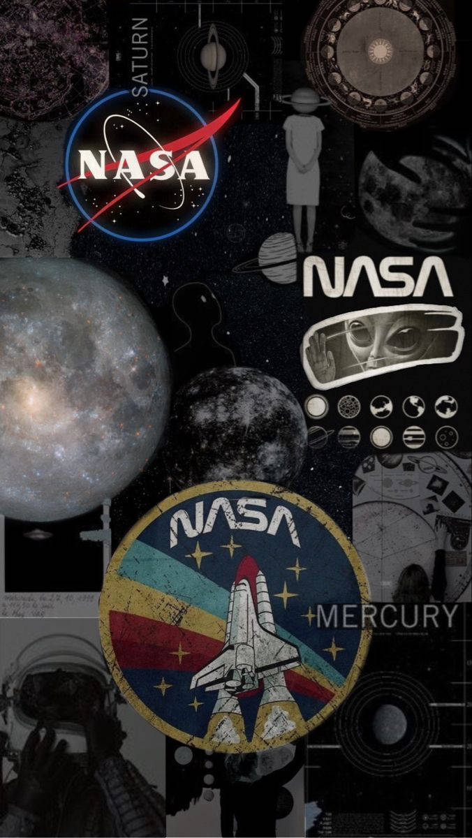 Collage Estético de la NASA para iPhone Fondos de pantalla