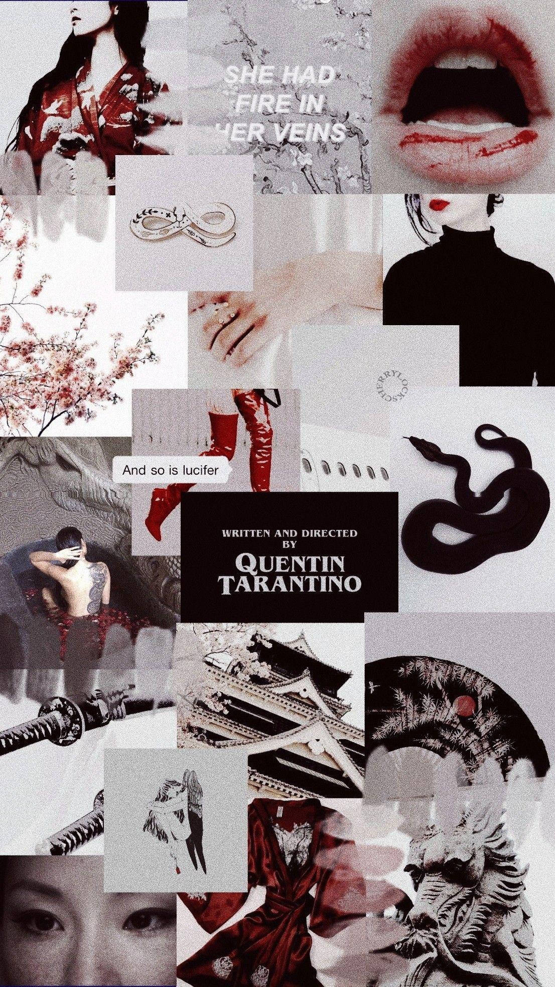 Collage Estético de Quentin Tarantino Fondos de pantalla