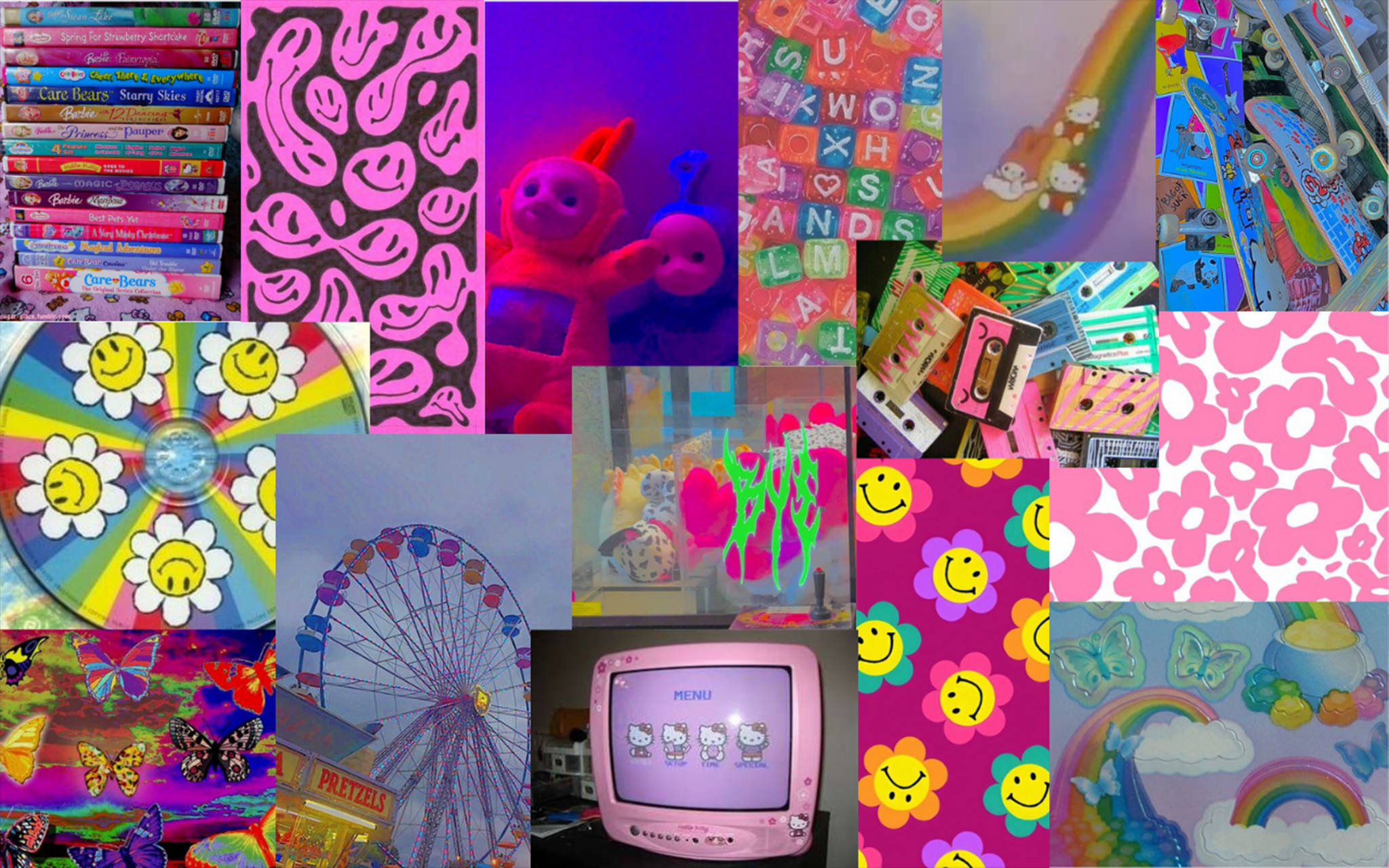 Collage Estético Indie Elegante Fondos de pantalla
