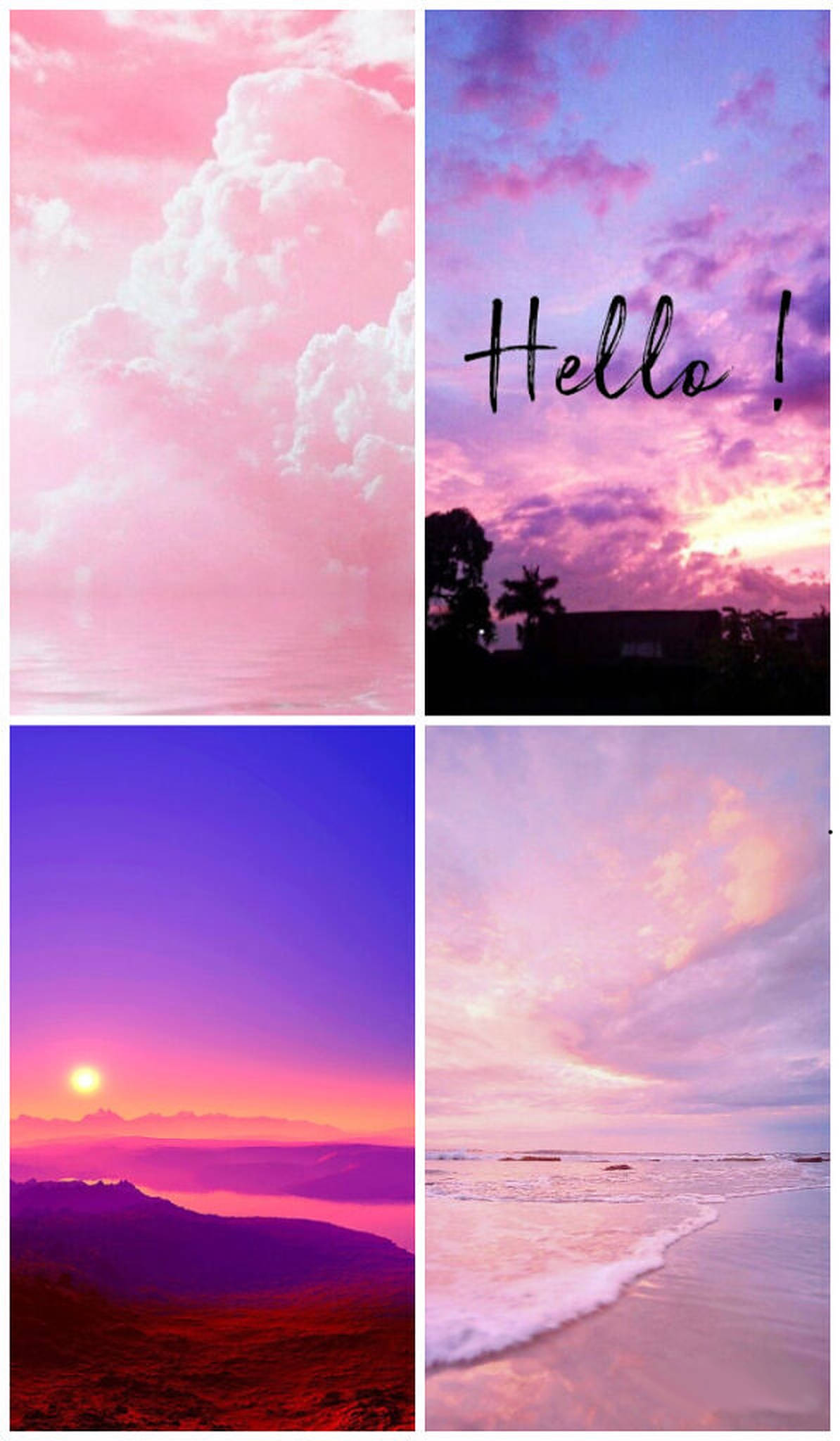 Collage Estético Rosa para iPhone Fondos de pantalla