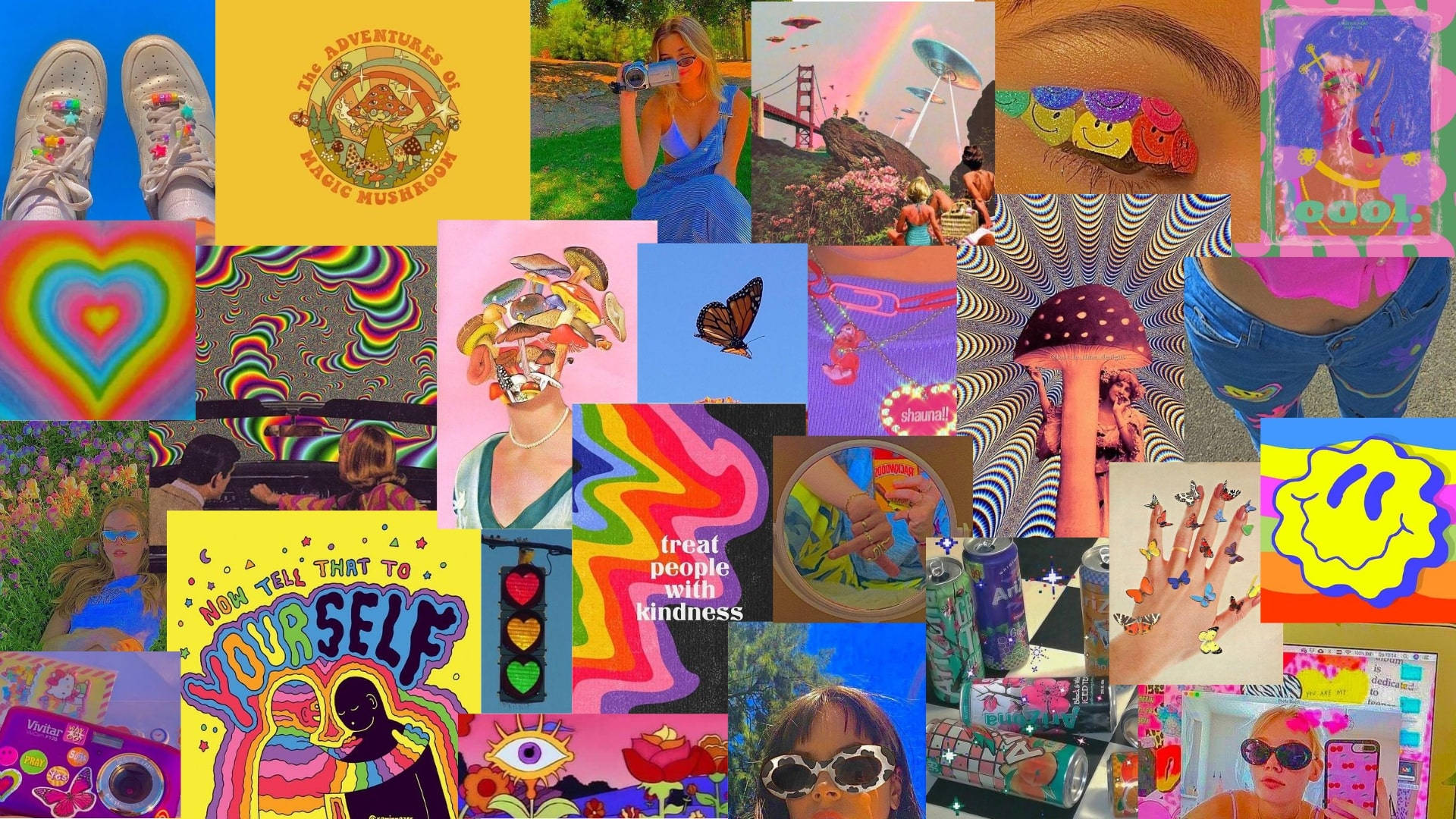 Collage Estético Tumblr Indie Kid Fondos de pantalla