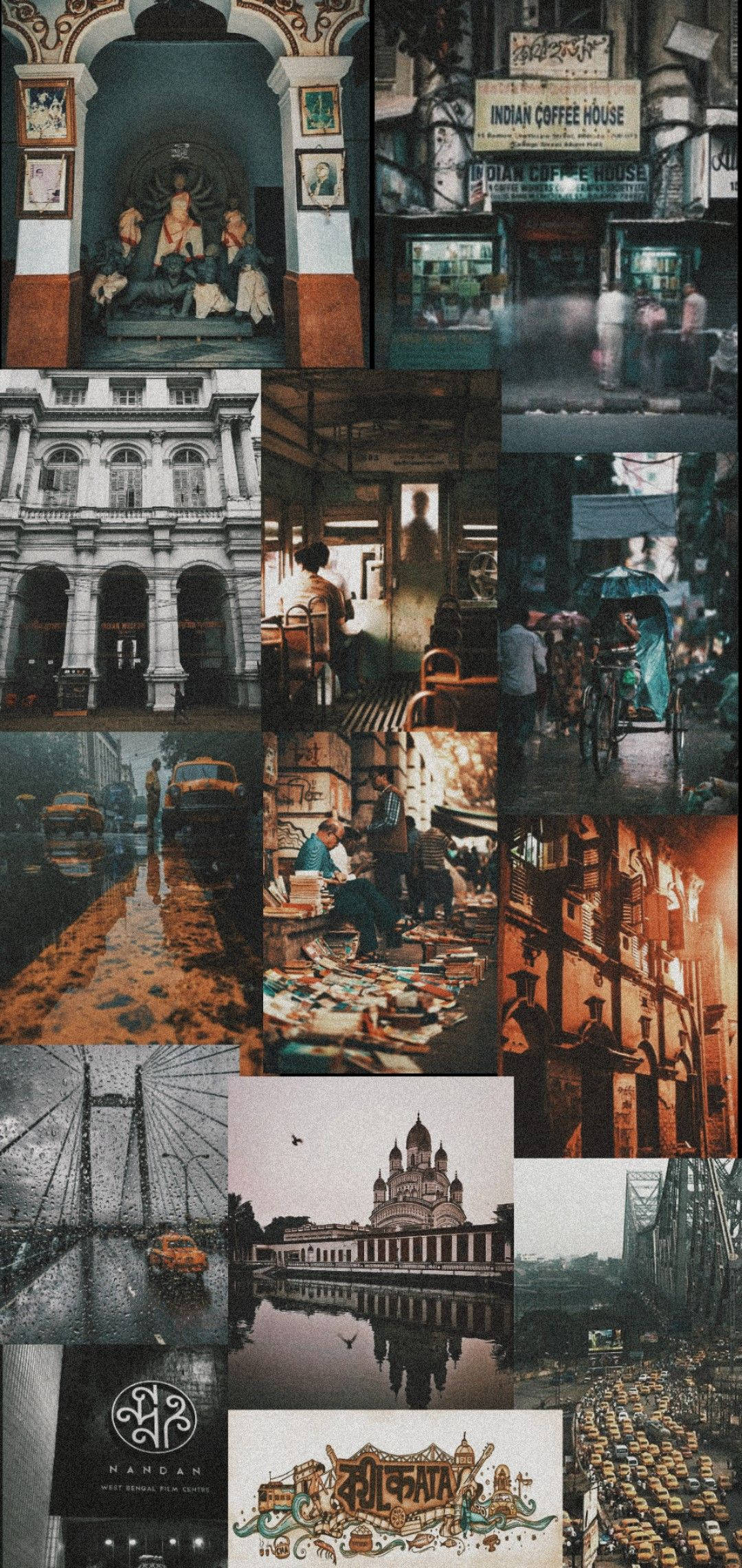 Collage Estético Indio Crudo Fondos de pantalla