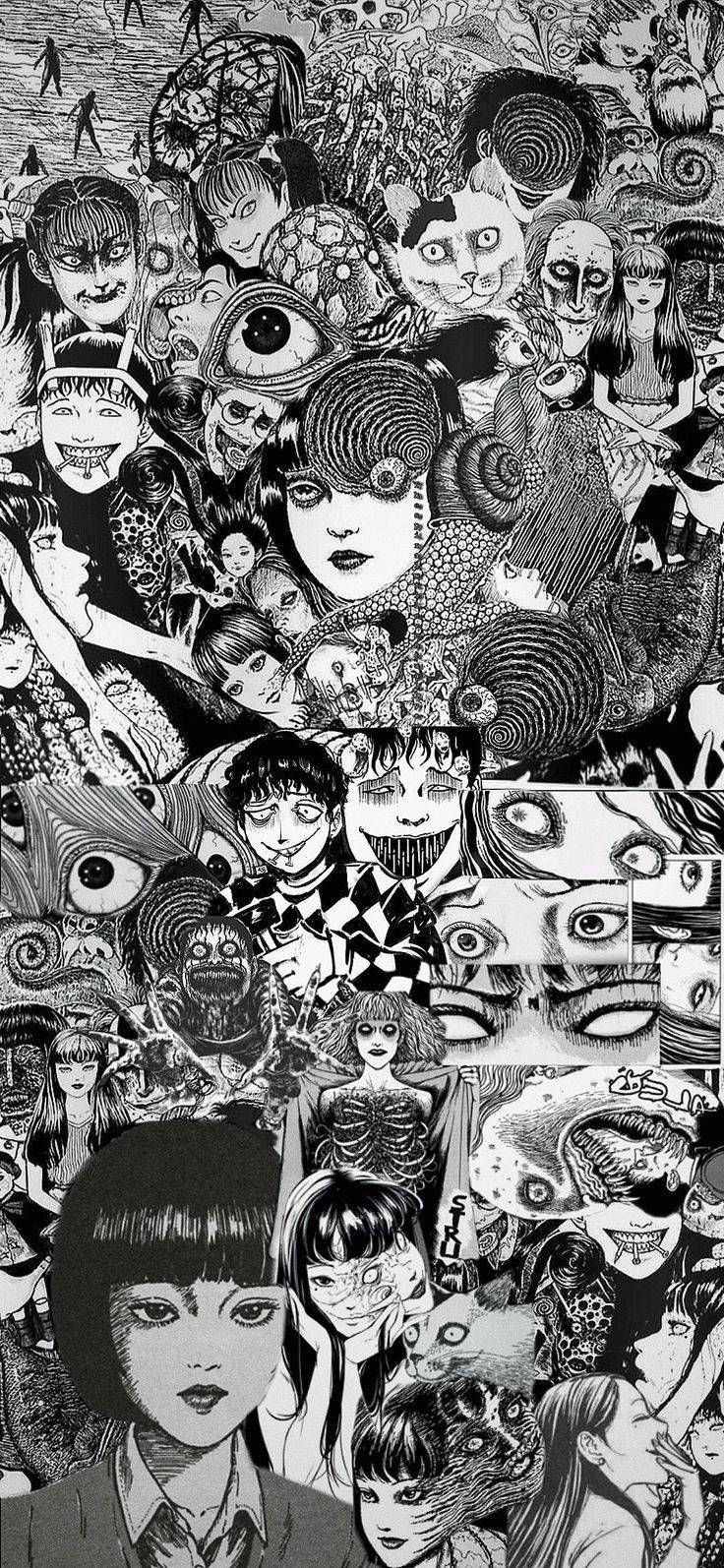 Collage Genial de Manga de Junji Ito Fondos de pantalla