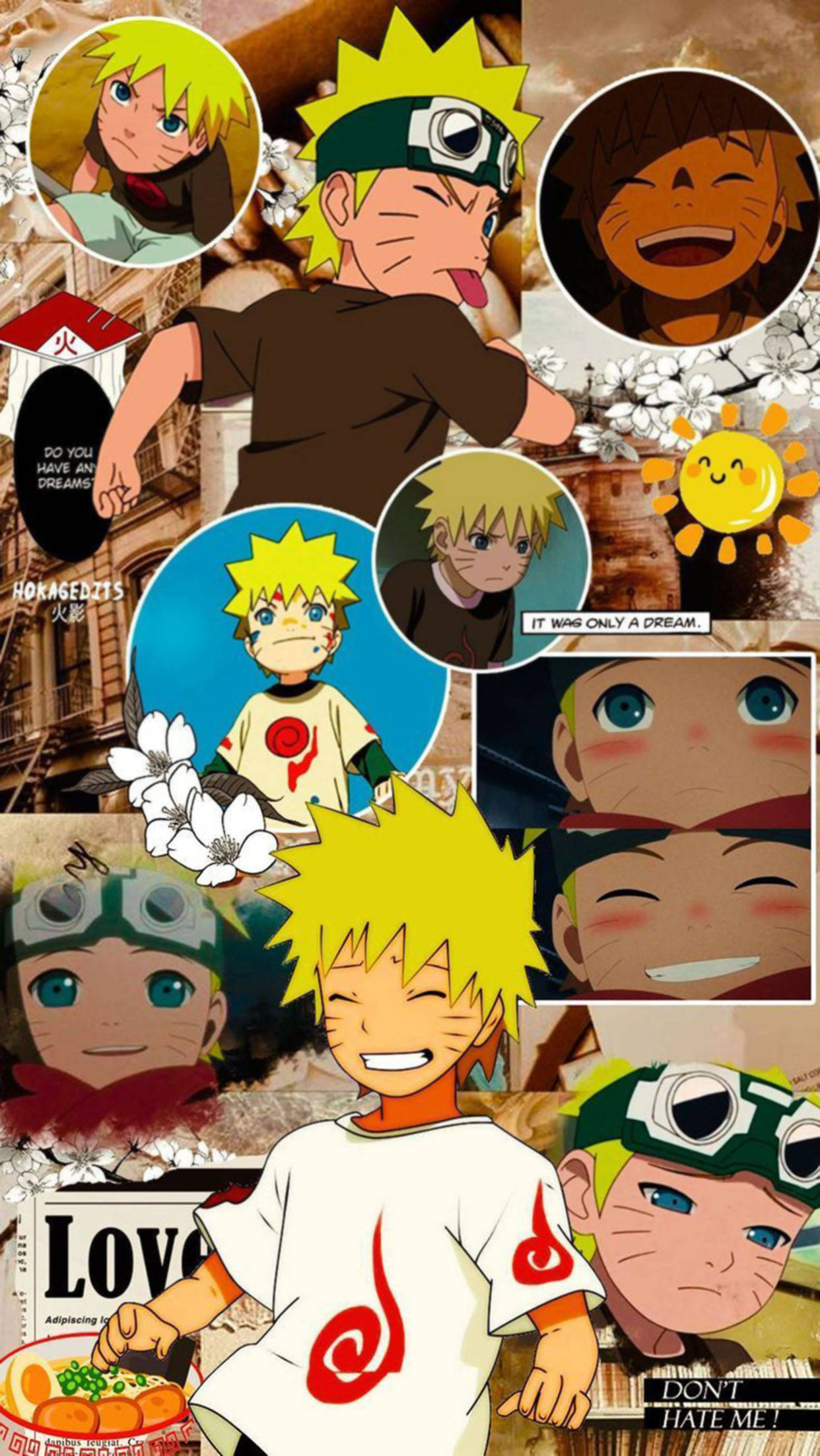 Collage Lindo de Naruto Fondos de pantalla