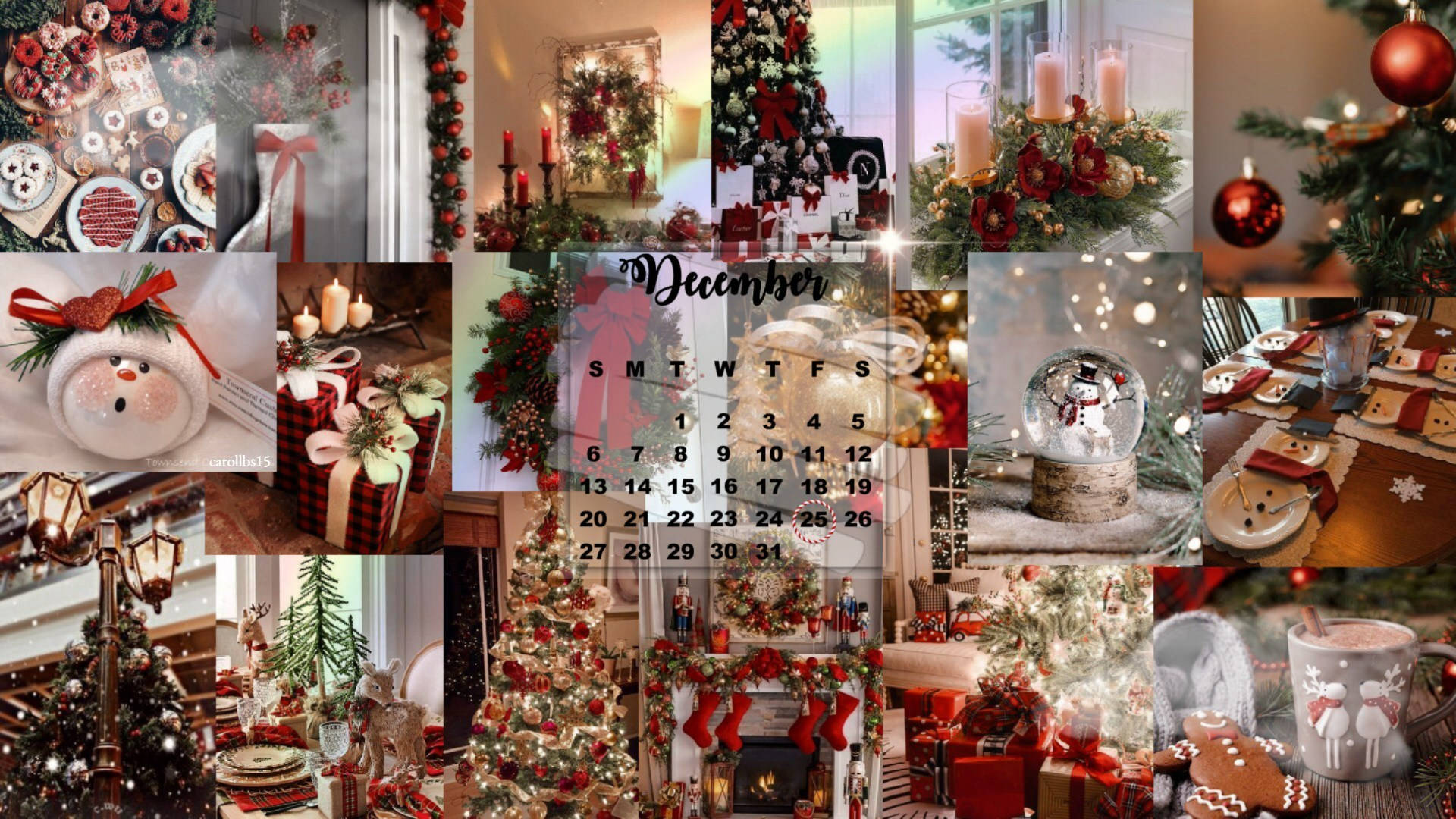 Collage Navideño Cautivador Fondos de pantalla