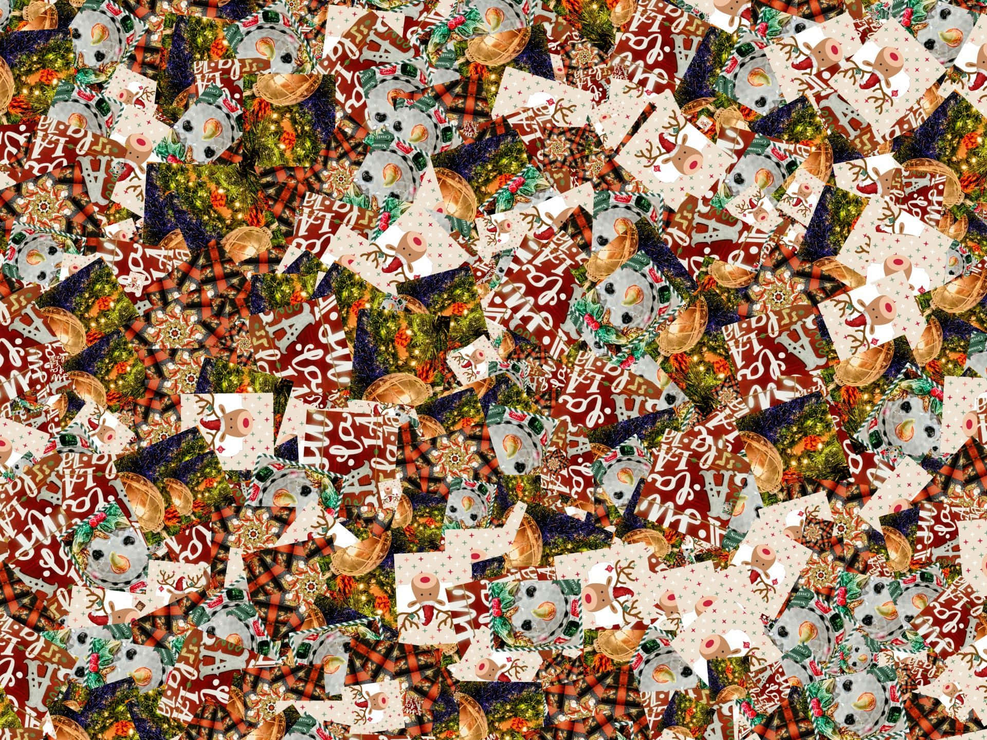 Collage Navideño de Galletas para Laptop Fondos de pantalla