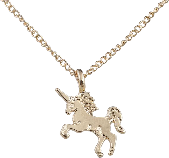 Collar colgante de unicornio plateado Fondos de pantalla