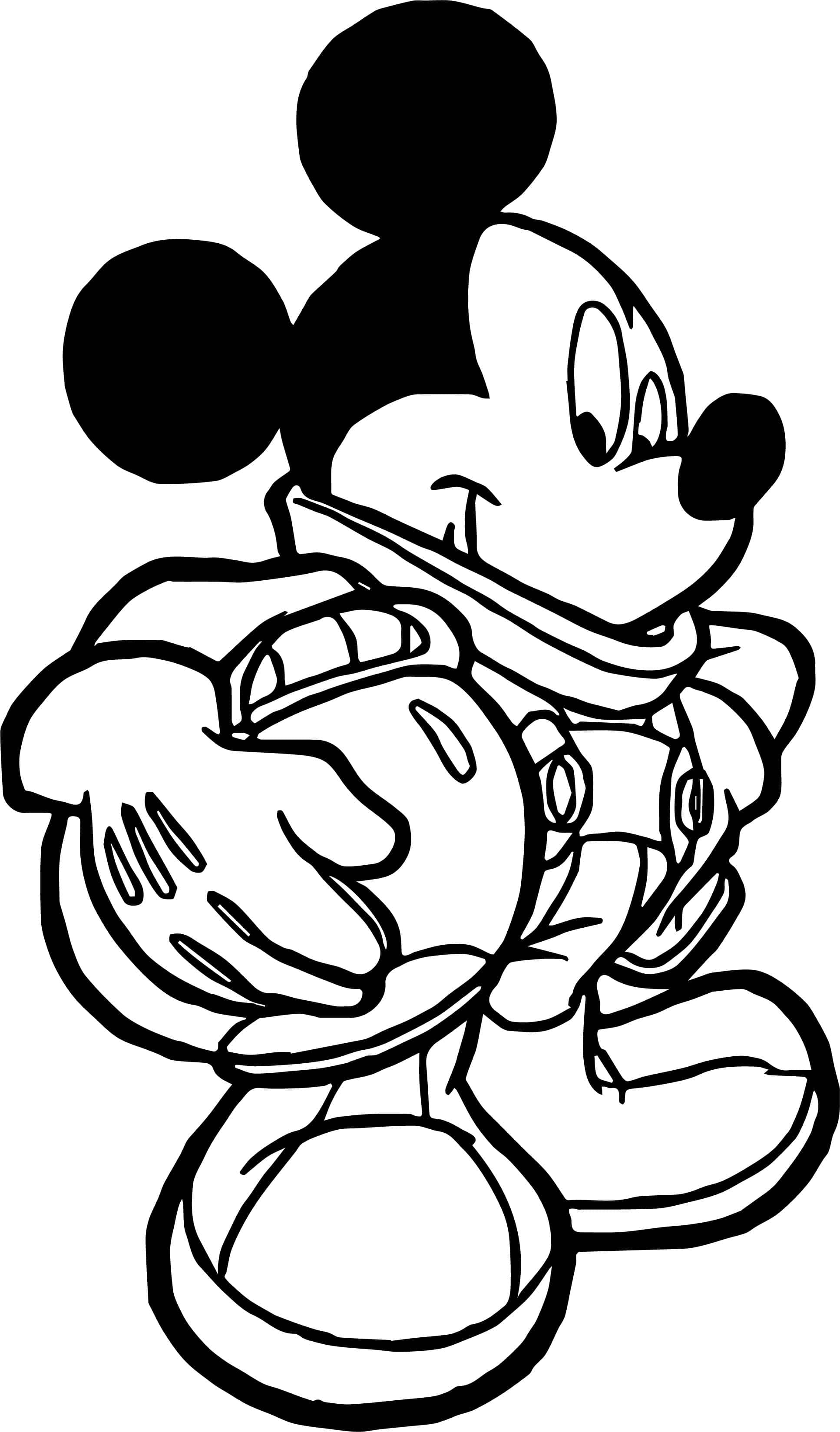 Colorea a tu personaje favorito de Disney con esta página para colorear de Mickey Mouse Fondos de pantalla