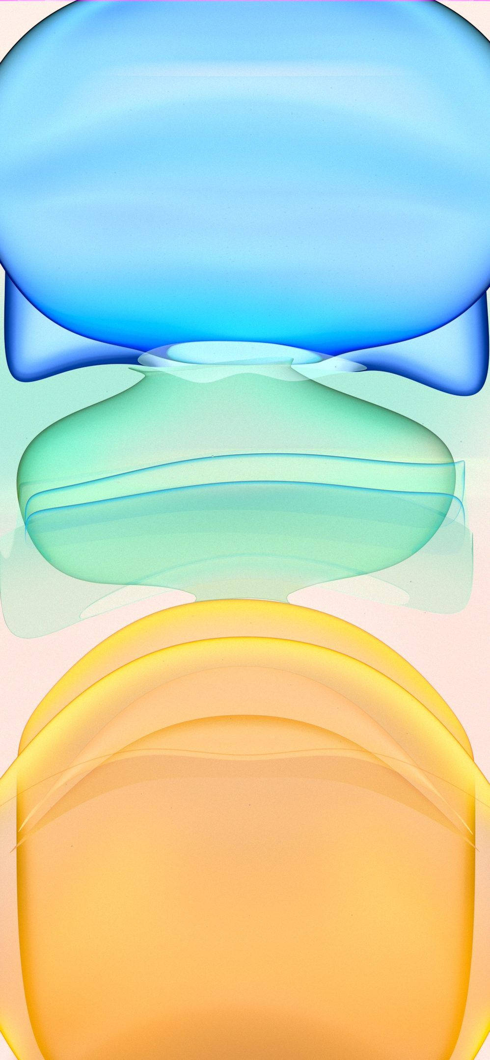 Combinando diseño abstracto colorido con la popularidad del iPhone 11 Fondos de pantalla