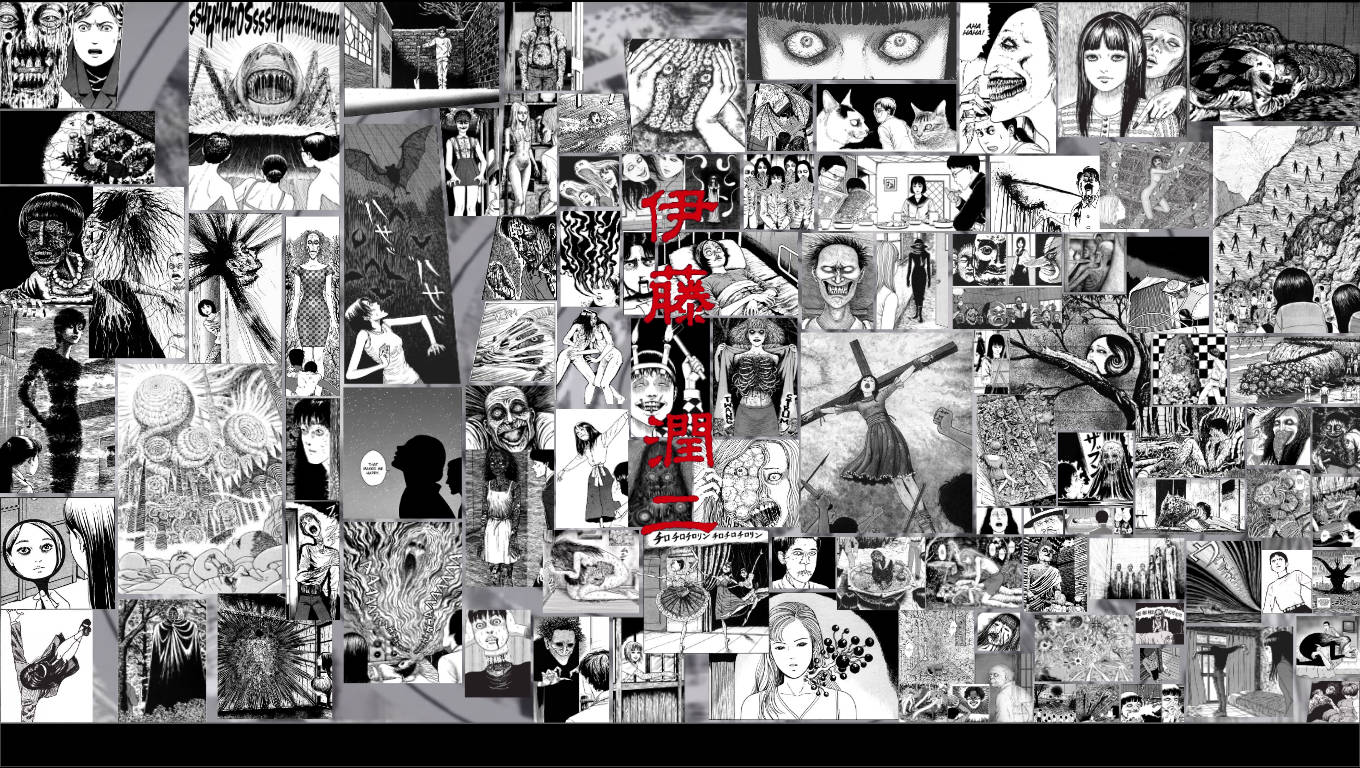 Compilación de paneles de manga de Junji Ito Fondos de pantalla
