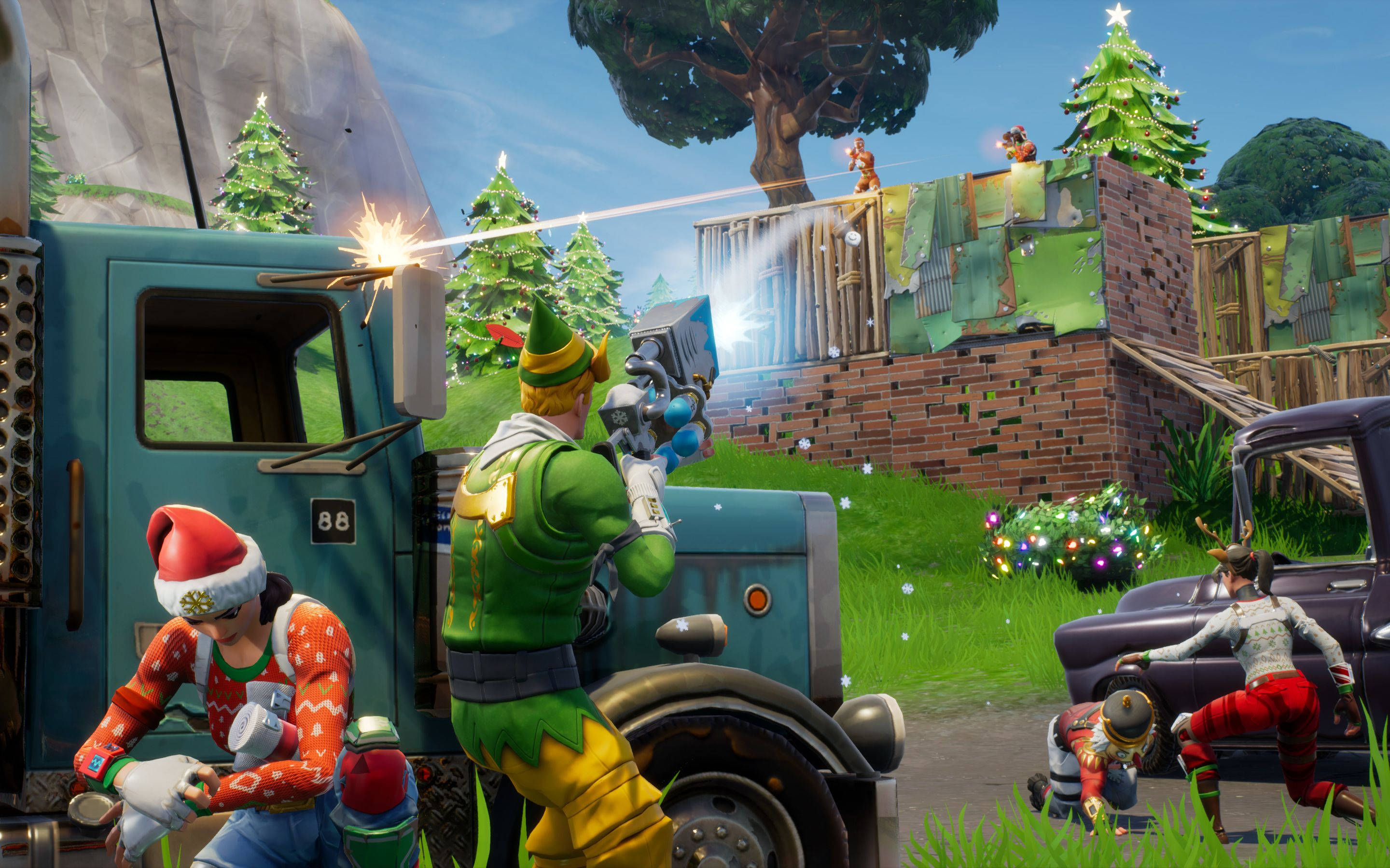 Compite contra los mejores jugadores de eSports en el torneo Winter Royale de Fortnite Fondos de pantalla