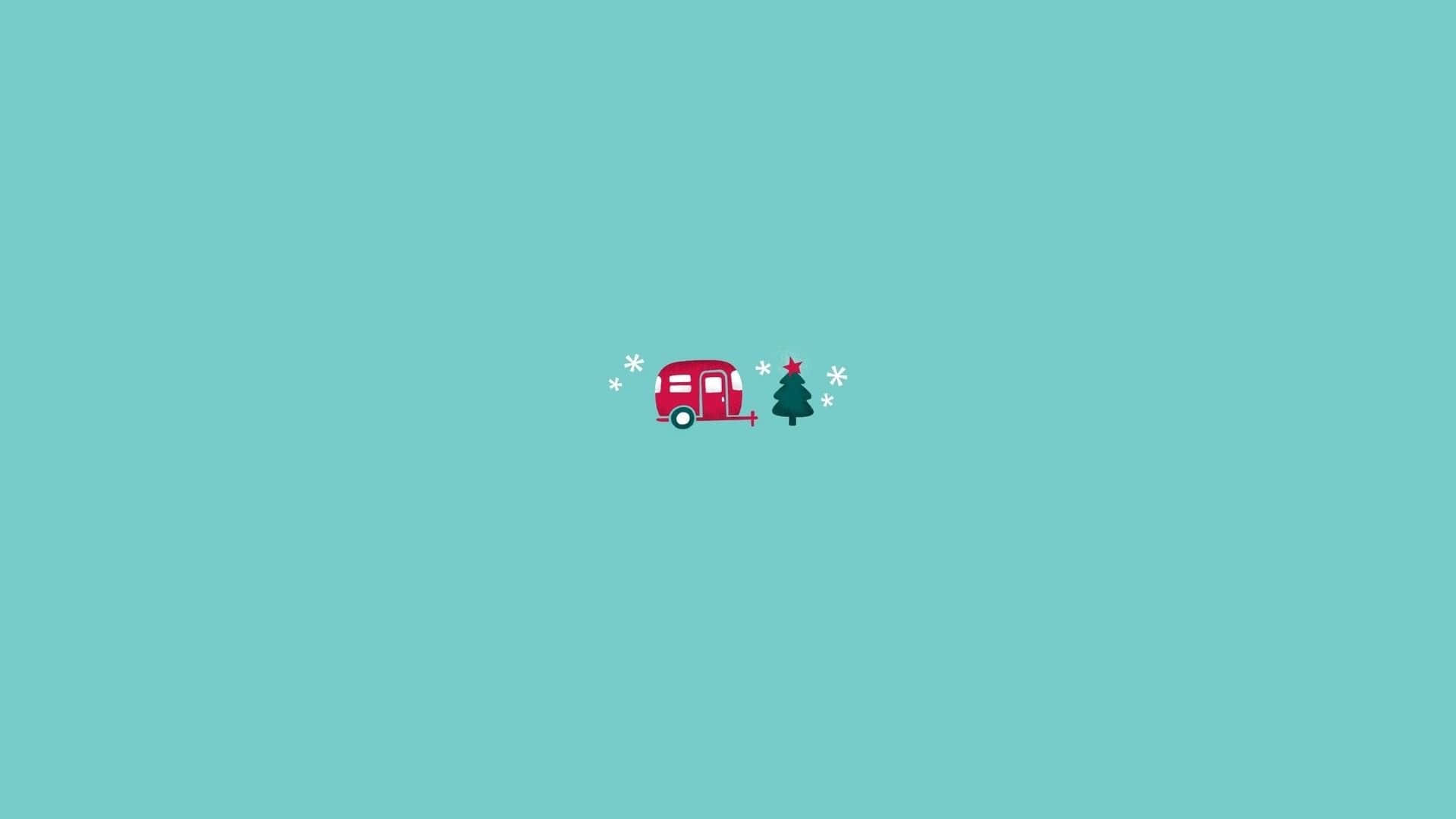 Computadora de Navidad Minimalista y Estética Suave Fondos de pantalla
