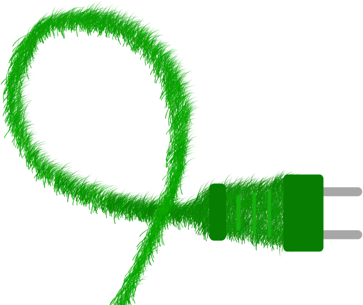 Concepto de Energía Verde Enchufe Fondos de pantalla