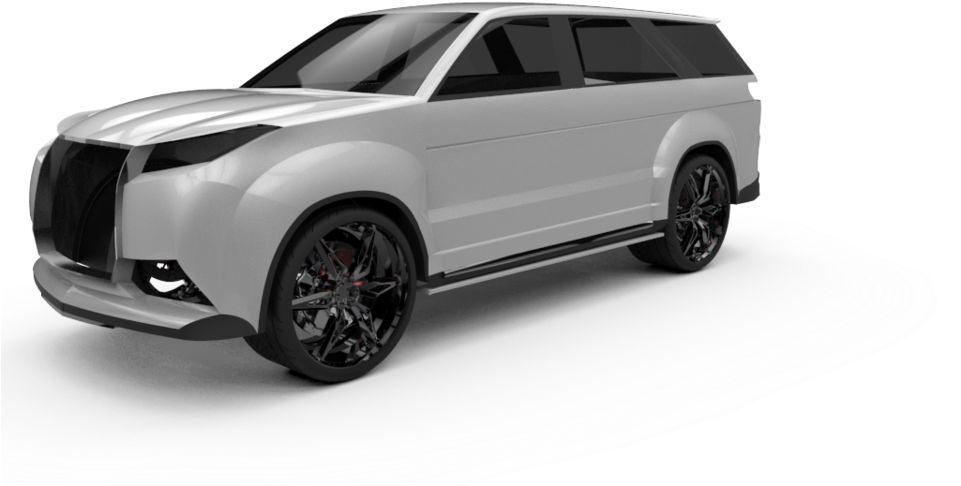 Concepto futurista de SUV en render 3D Fondos de pantalla
