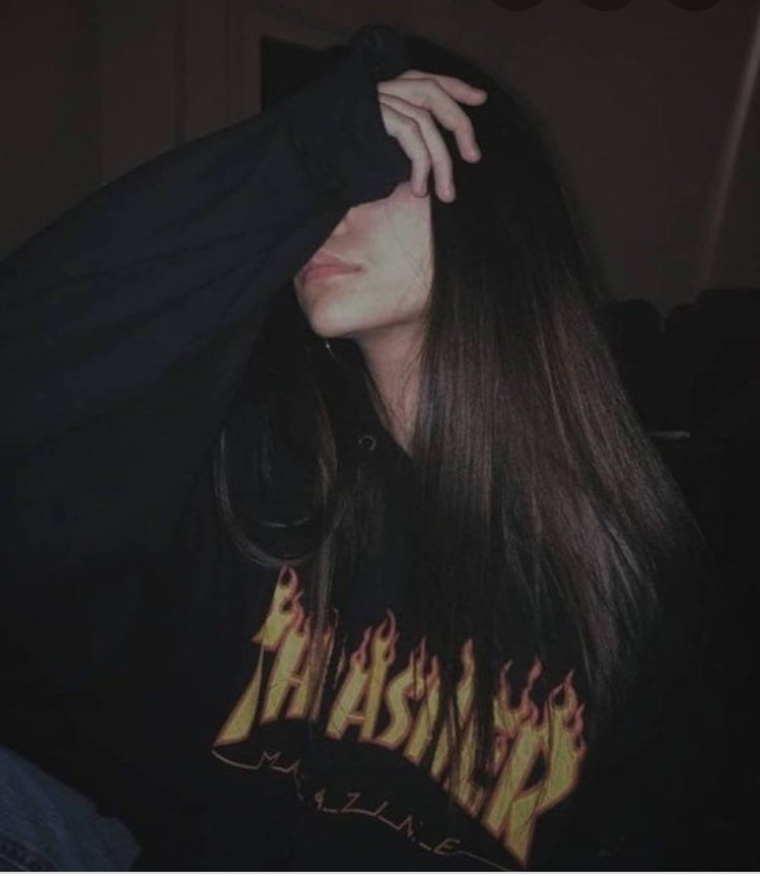 Confianza Serena en Sudadera Thrasher Fondos de pantalla