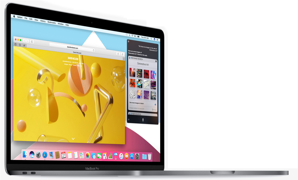 Configuración de doble pantalla MacBook Pro Fondos de pantalla