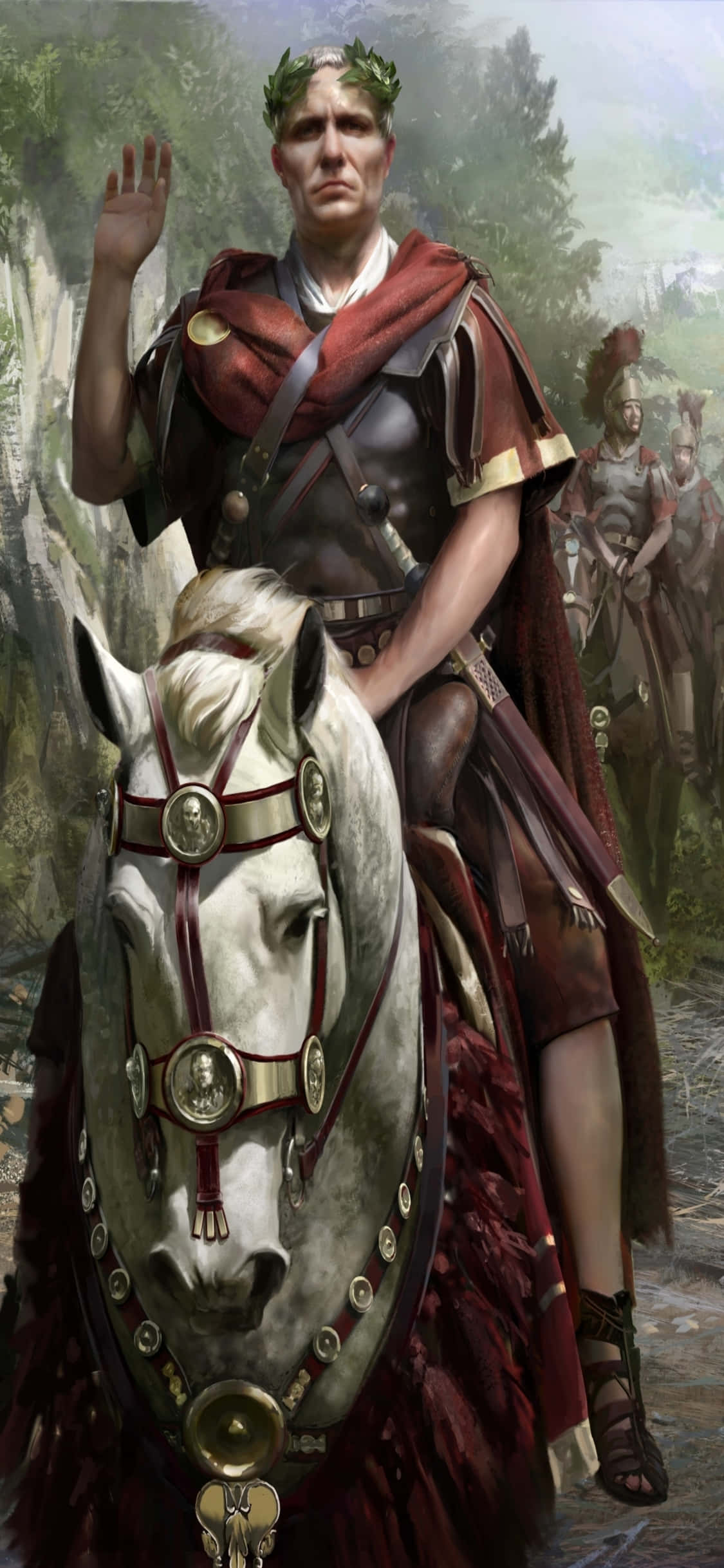 Conquista imperios atemporales en Total War Rome 2, con el poder del iPhone Xs Fondos de pantalla