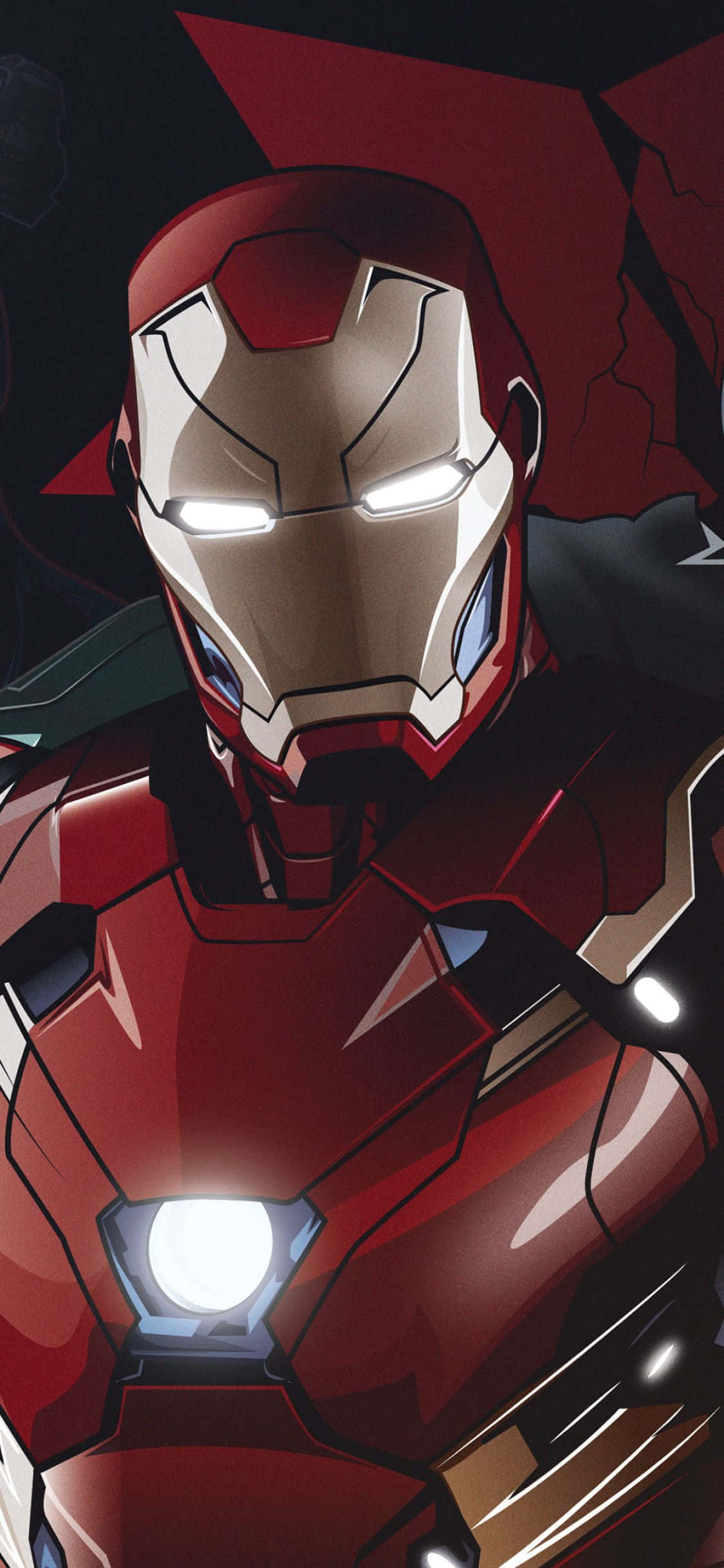 Consigue el traje de Tony Stark con el Iron Man iPhone X. Fondos de pantalla