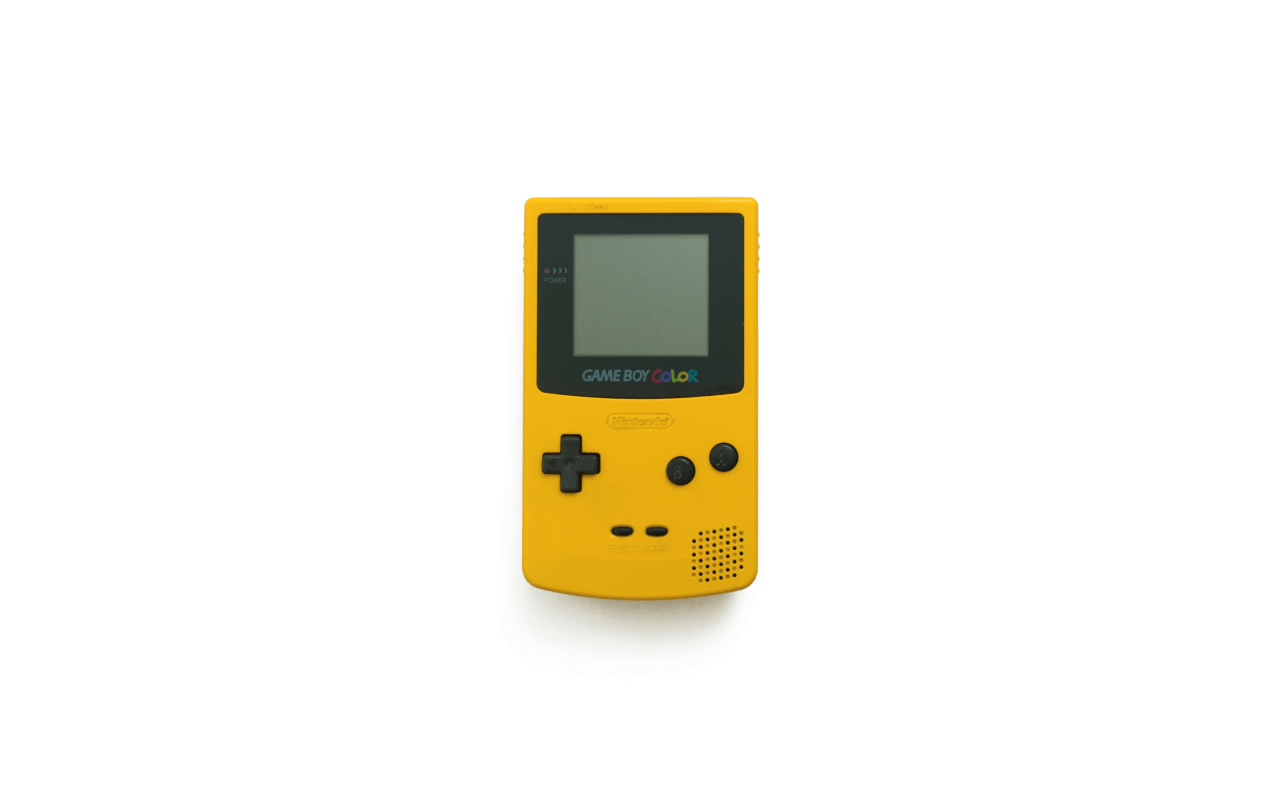Consola Game Boy Color amarilla Fondos de pantalla