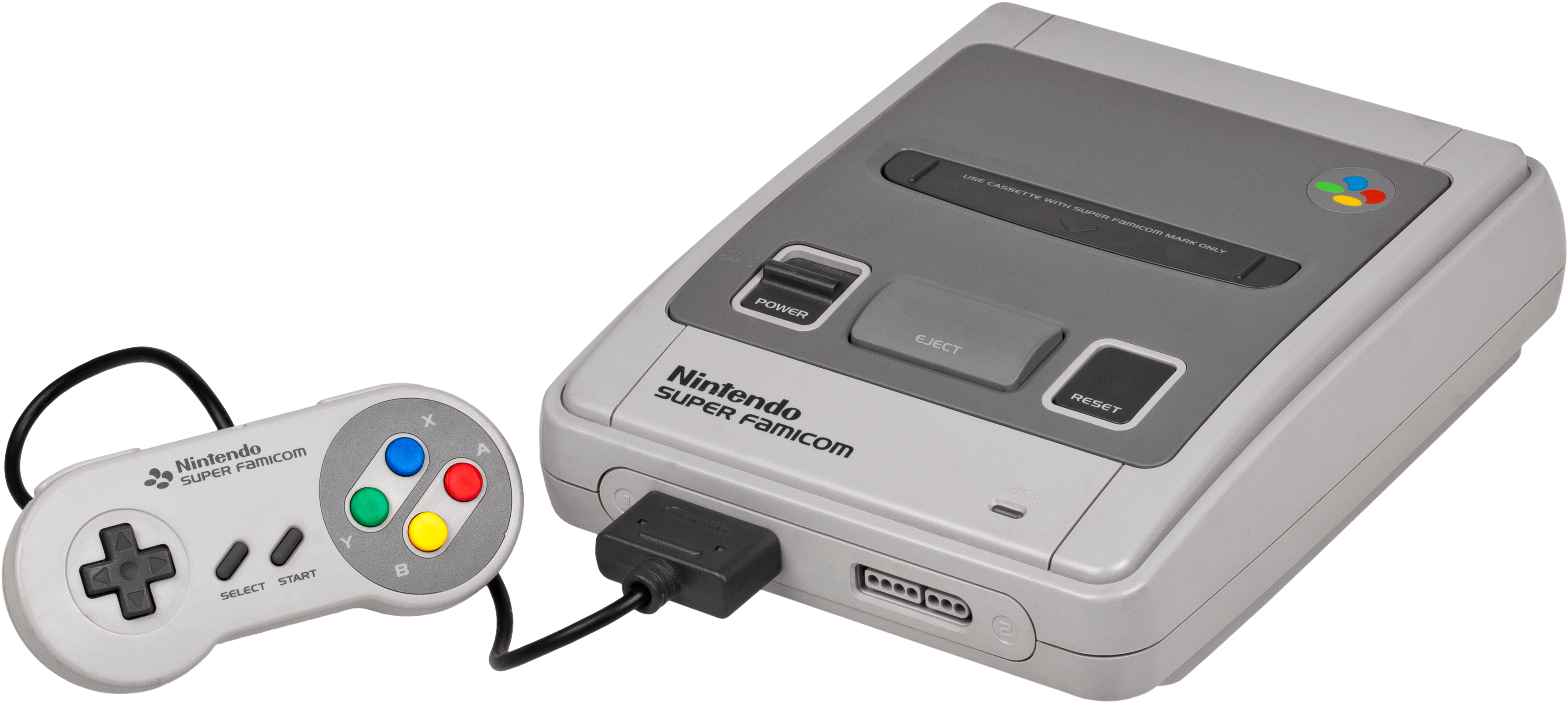 Consola Super Famicom y Control Fondos de pantalla