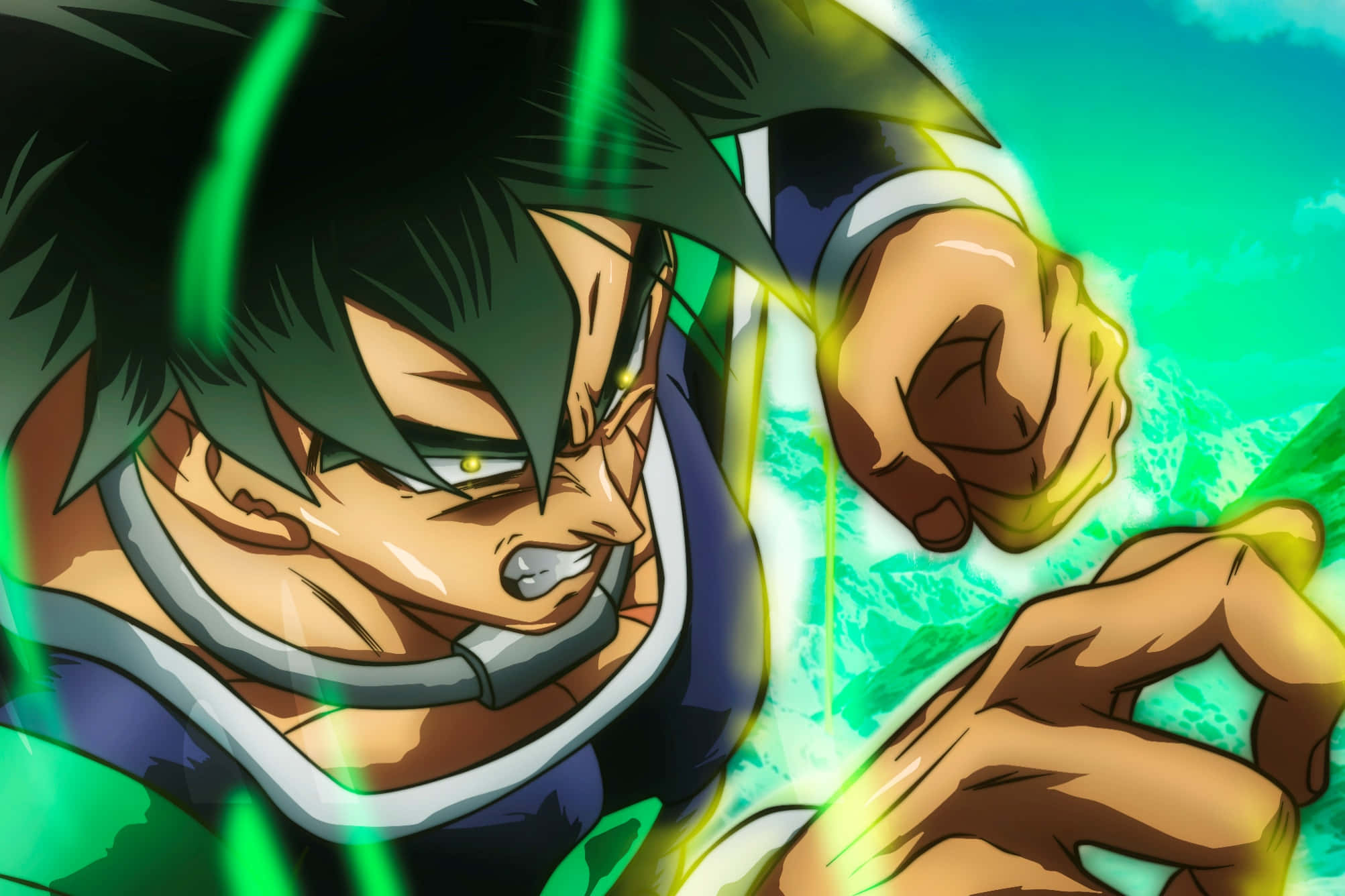 Contempla el imponente poder de Super Saiyan Broly Fondos de pantalla