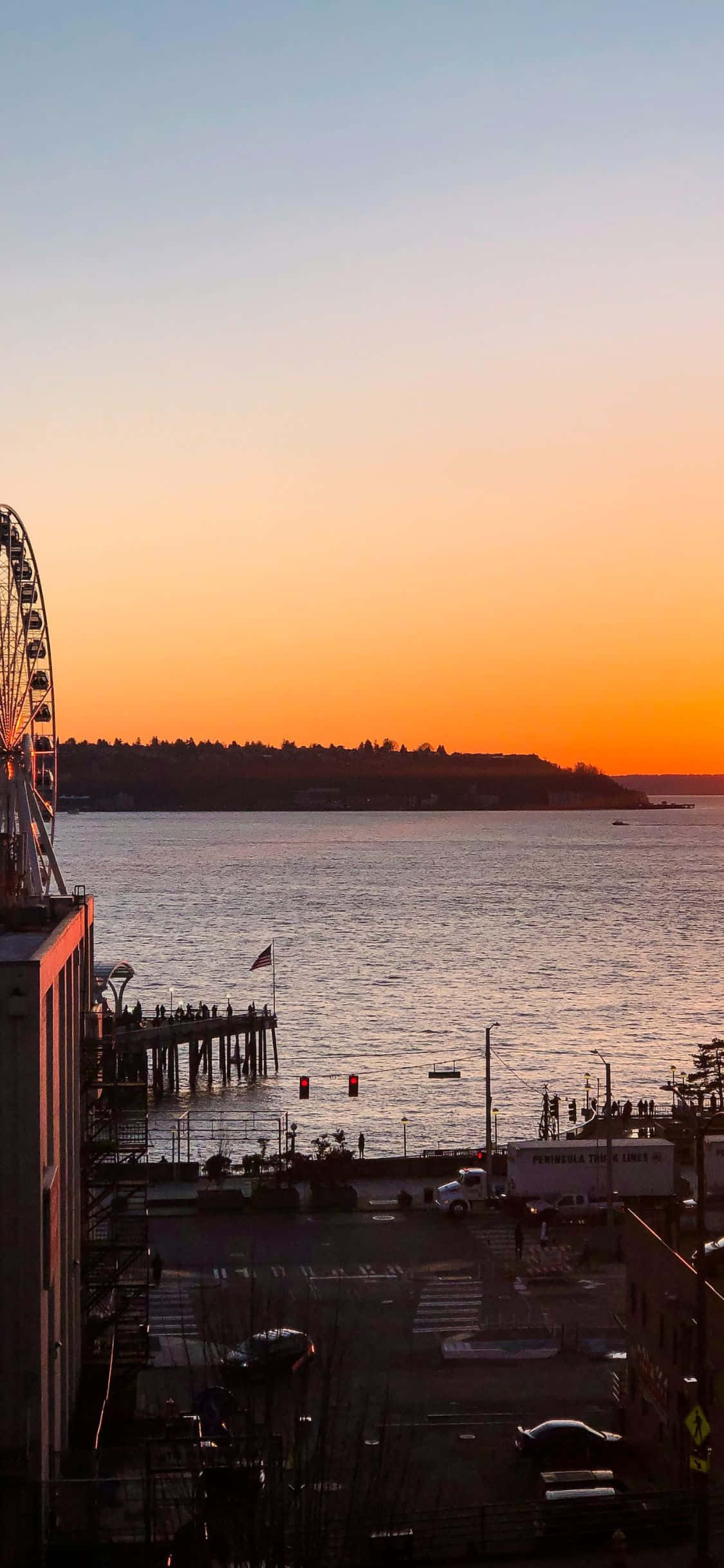 Contempla el paisaje urbano de Seattle desde tu iPhone X Fondos de pantalla