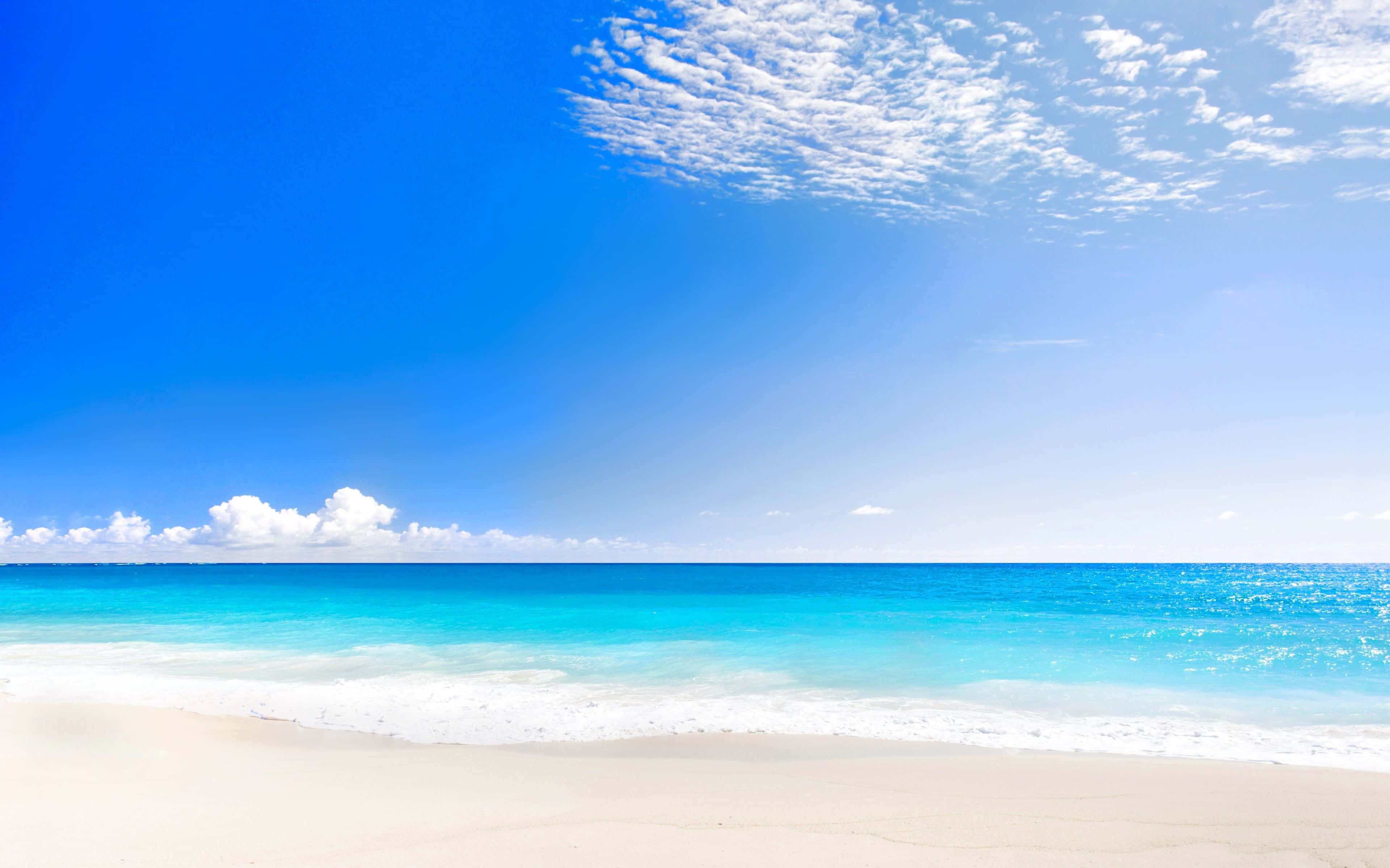 Contempla la deslumbrante belleza de una Playa Estética Fondos de pantalla