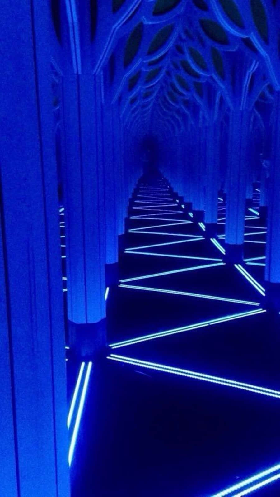 ¡Contempla la vibrante energía de la Estética Azul Neón! Fondos de pantalla