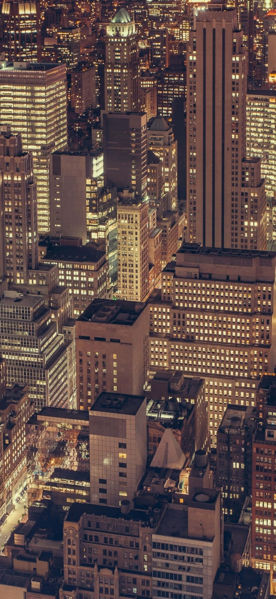 Contempla todas las vistas que Nueva York tiene para ofrecer con este increíble fondo de pantalla del iPhone X de la ciudad Fondos de pantalla