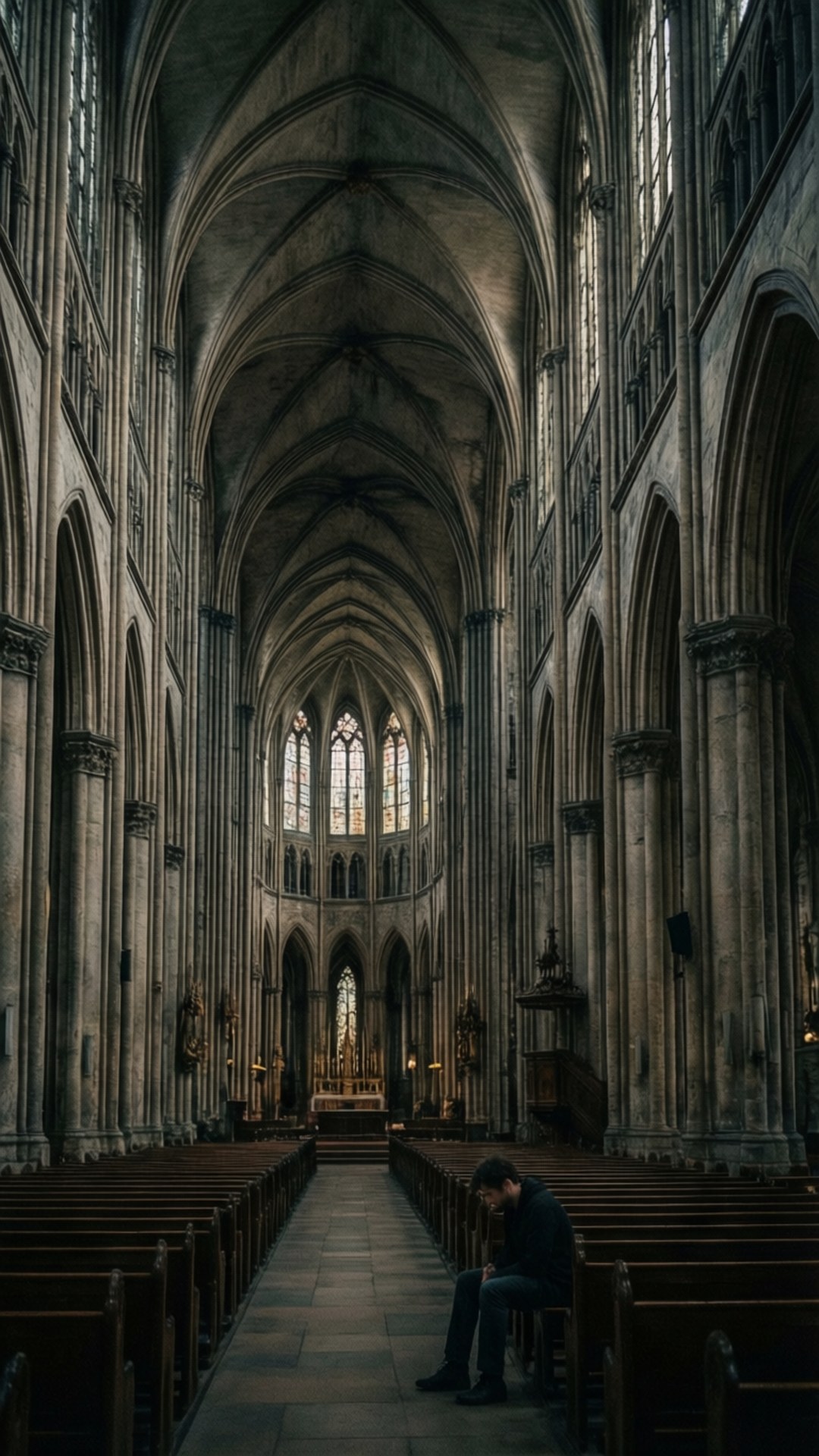 Contemplación en la Catedral Fondos de pantalla