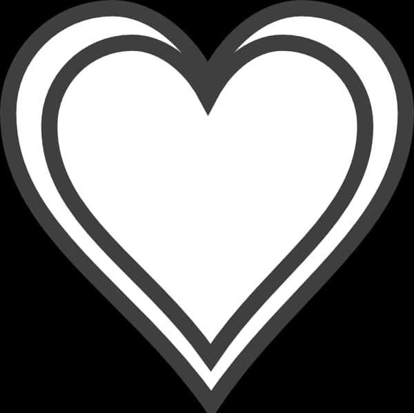 Contorno de Corazón Monocromático Fondos de pantalla