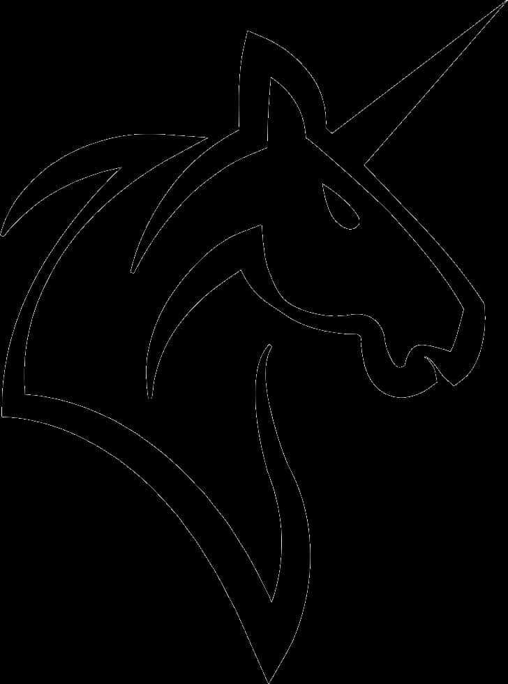 Contorno de Unicornio Abstracto Fondos de pantalla