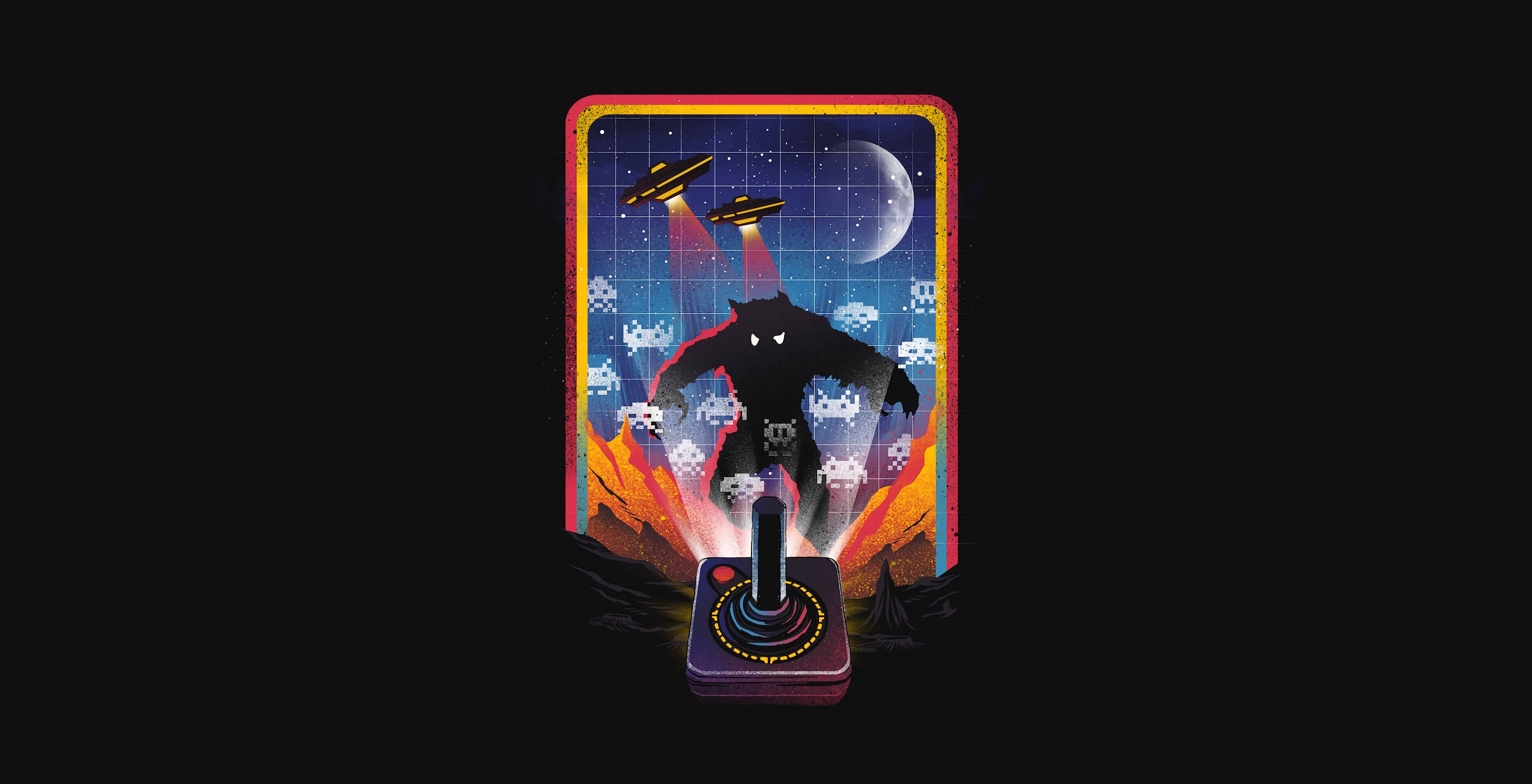 Control de Juegos Pixelado Fondos de pantalla