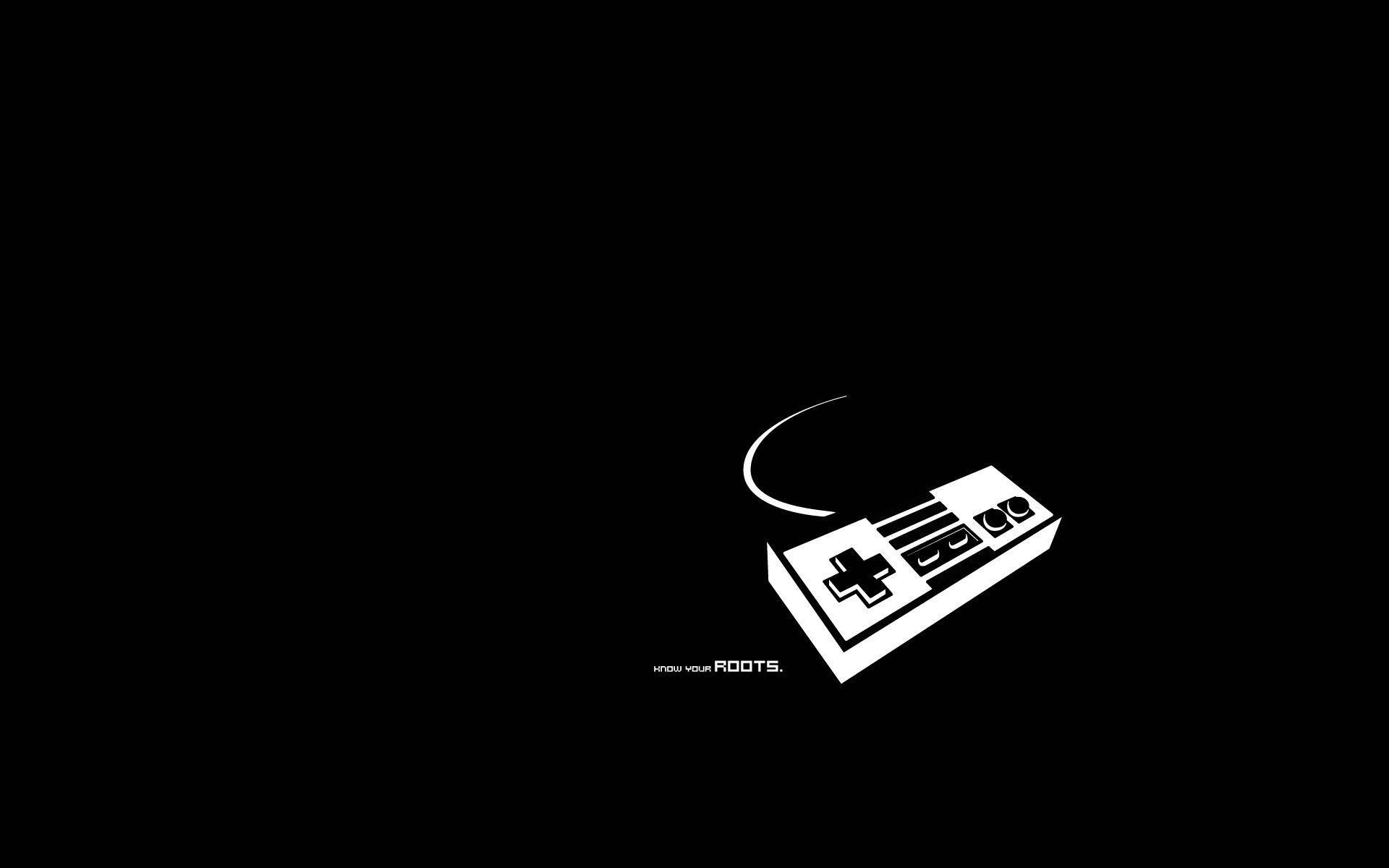 Control de videojuegos antiguo minimalista Fondos de pantalla