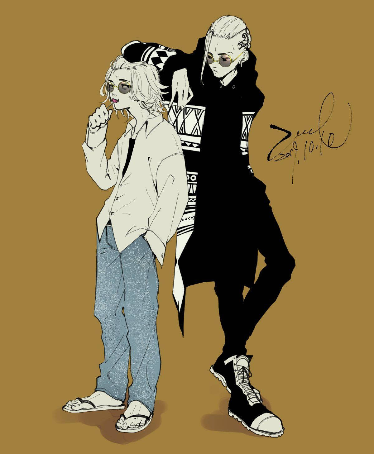 Cool Darken y Mikey Tokyo Revengers Fondos de pantalla