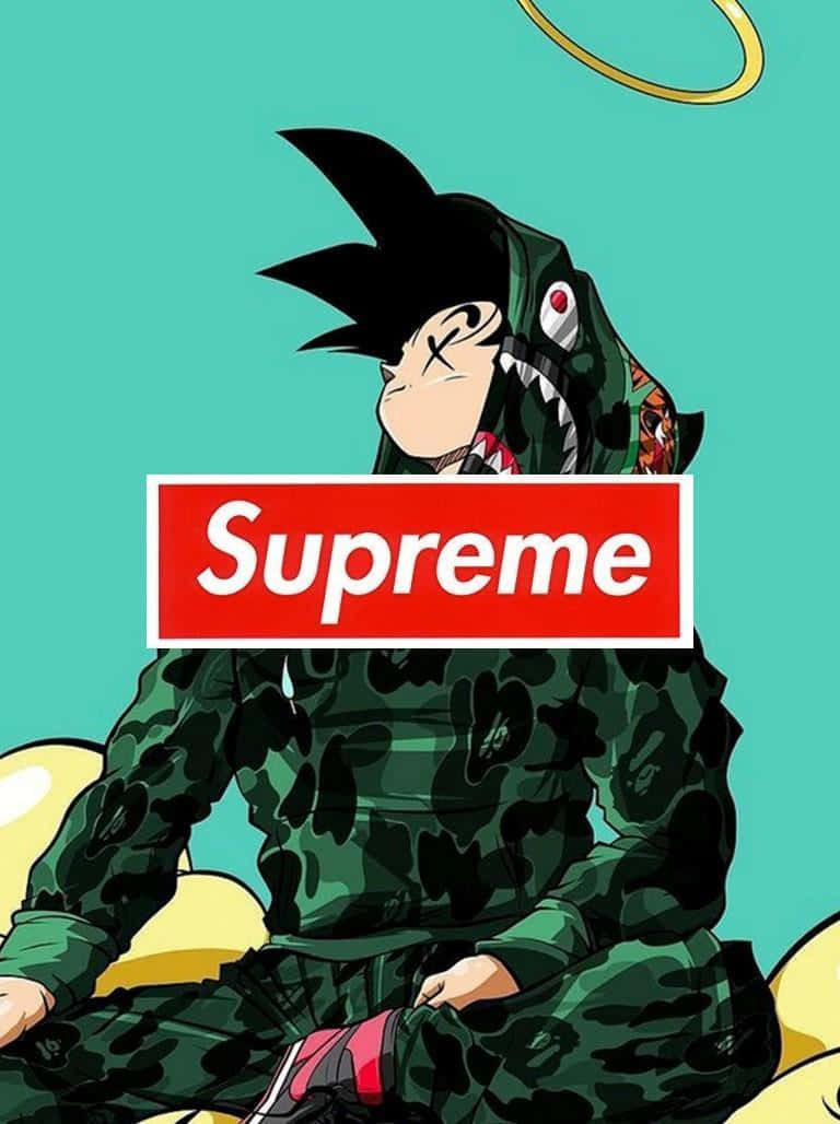 Cool Supreme Anime Dragon Ball Z Goku en Sudadera Fondos de pantalla