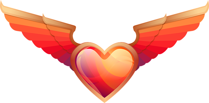 Corazón Alado Gráfico Fondos de pantalla
