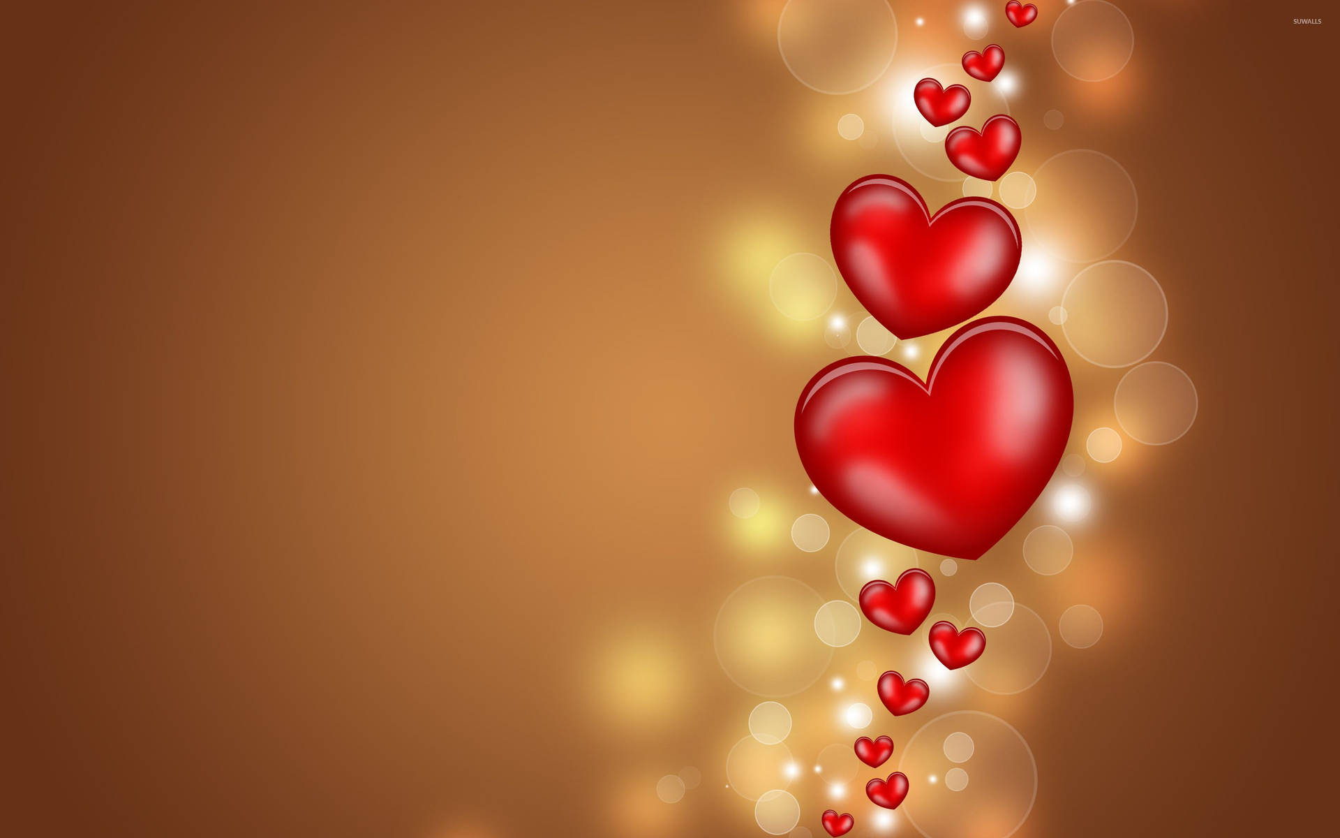 Fondo de pantalla de corazones flotantes 2880x1800 - Fondo de pantalla festivo