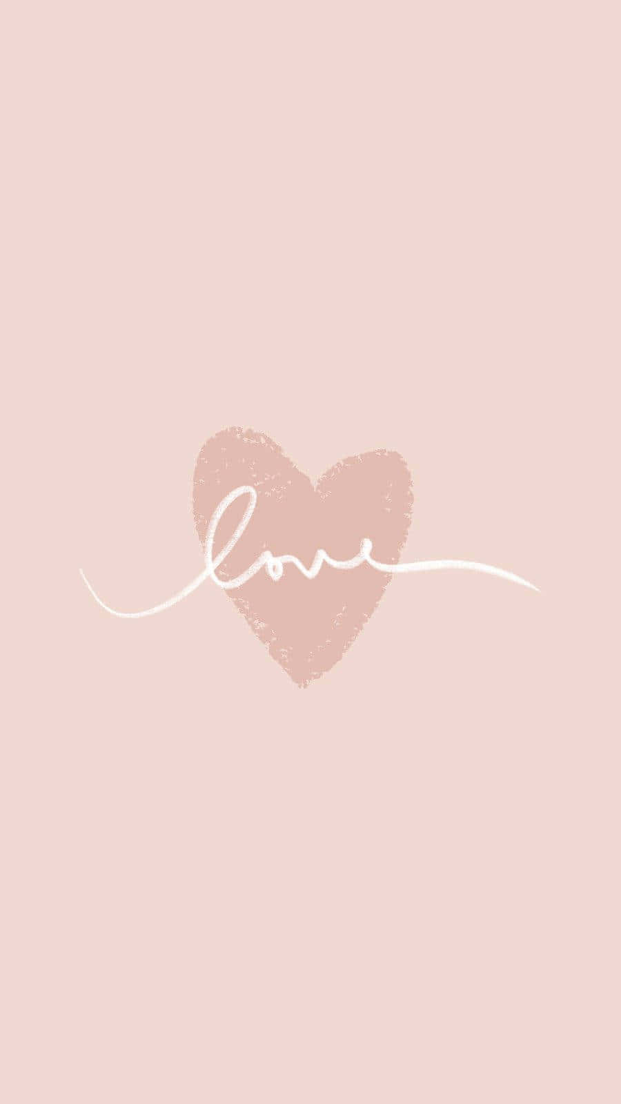 corazón de amor sobre fondo rosa Fondos de pantalla